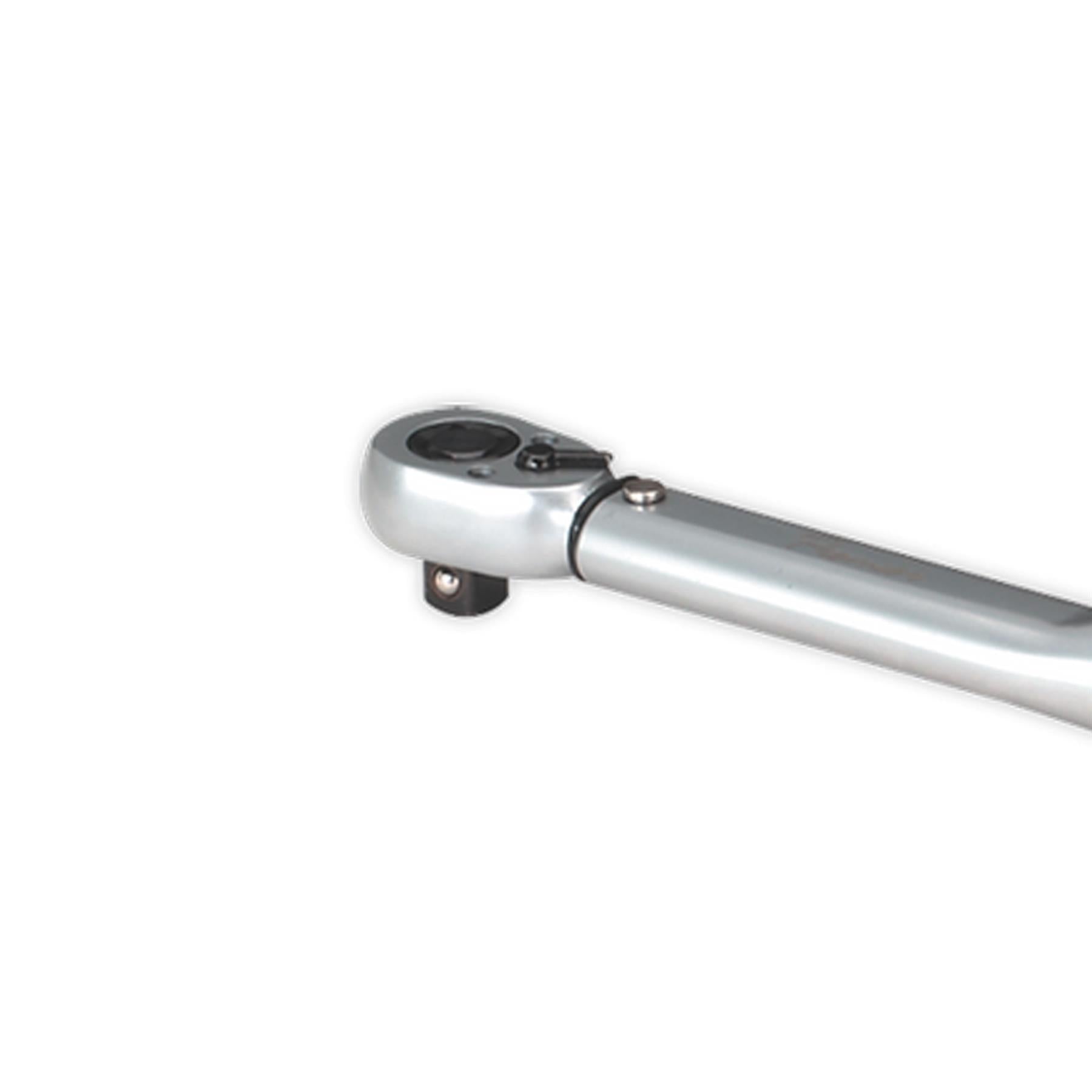 Sealey Torque Wrench Locking Micrometer Style 1/2"Sq Drive 40-210Nm