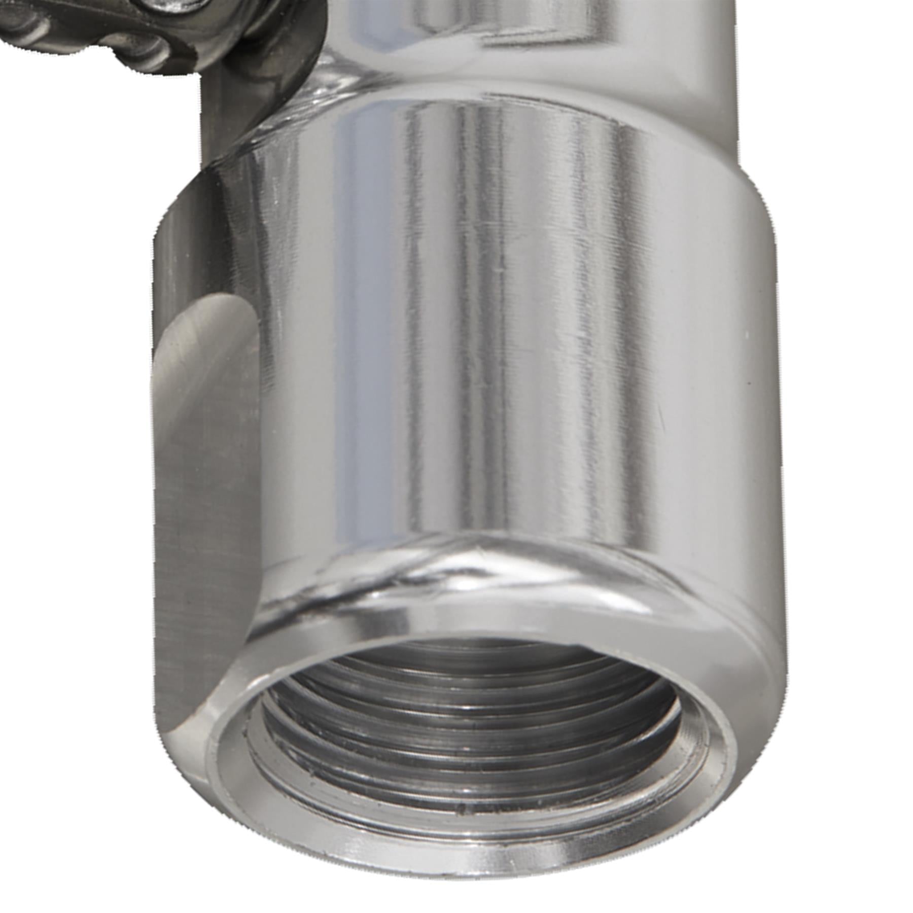Sealey 90 Angled Swivel Tyre Inflator Clip-On Connector 1/4"BSP(F)