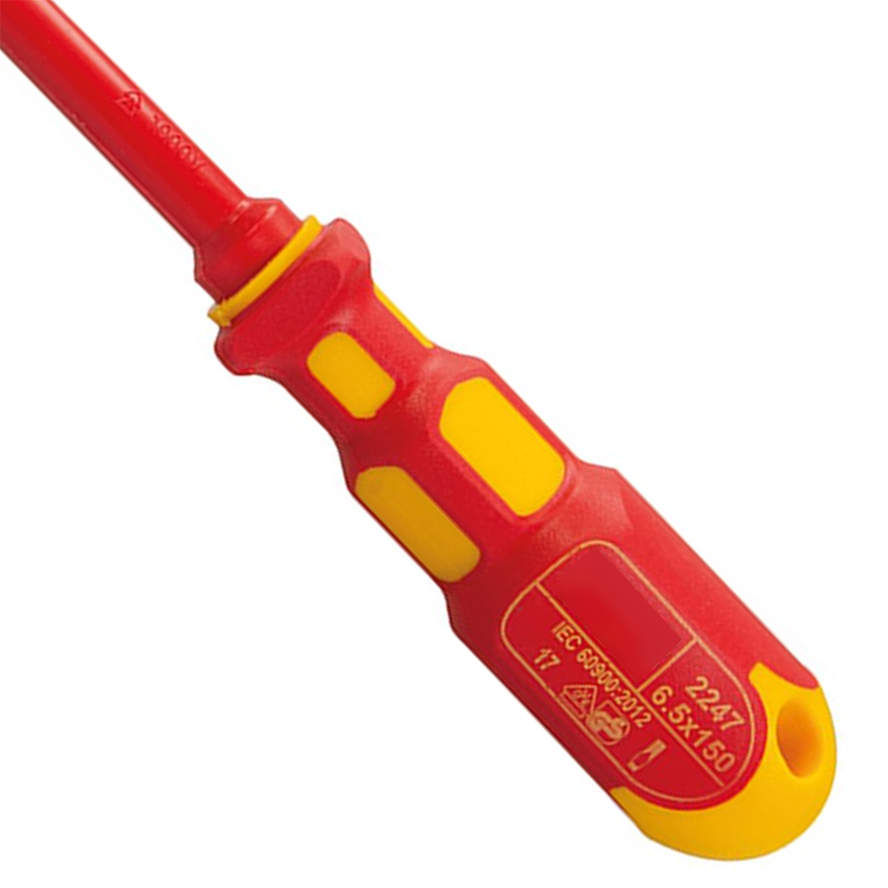King Dick 6.5 X 150mm Vde Screwdriver Slotted British Made Comfort Grip