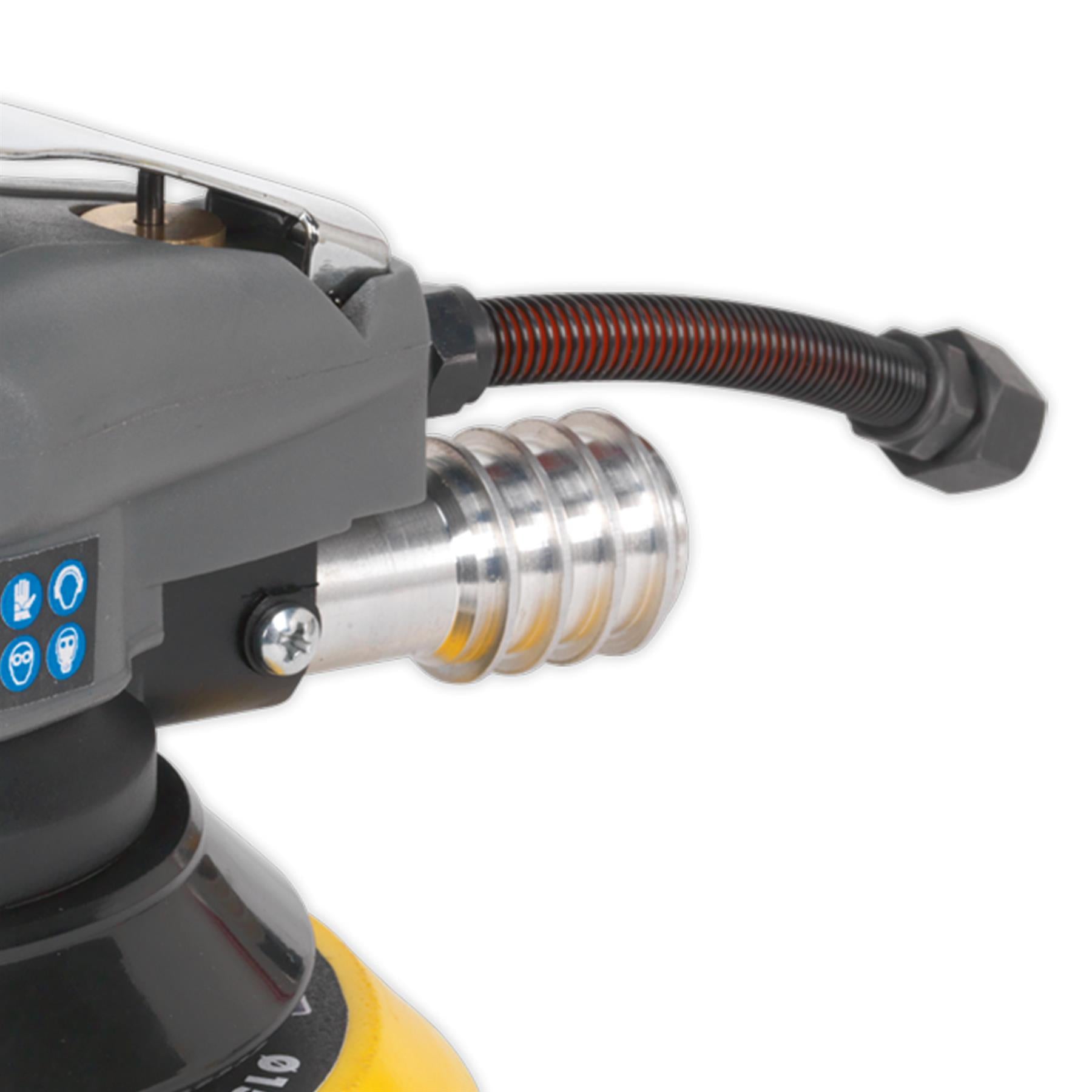 Sealey Air Palm Orbital Sander Ø150mm Dust-Free