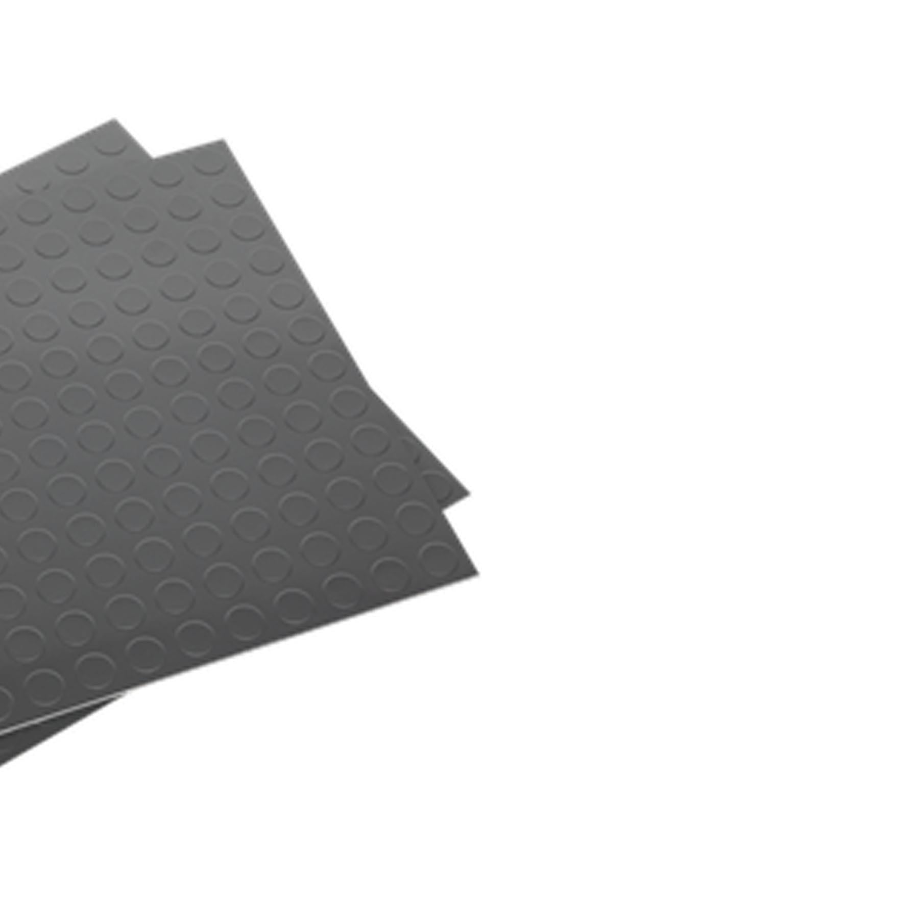 Sealey Vinyl Floor Tile Peel & Stick Backing - Silver Coin Pk 16