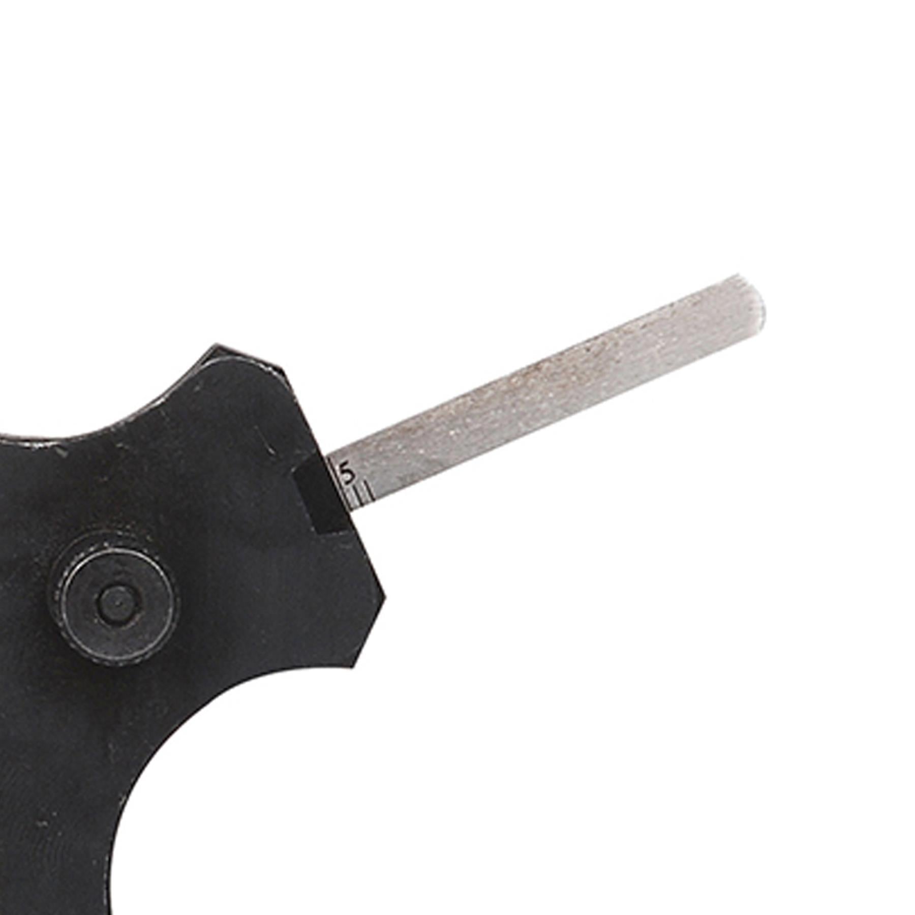 Depth Gauge 150mm Hardend Steel Locking Nut Metric Imperial Engineering