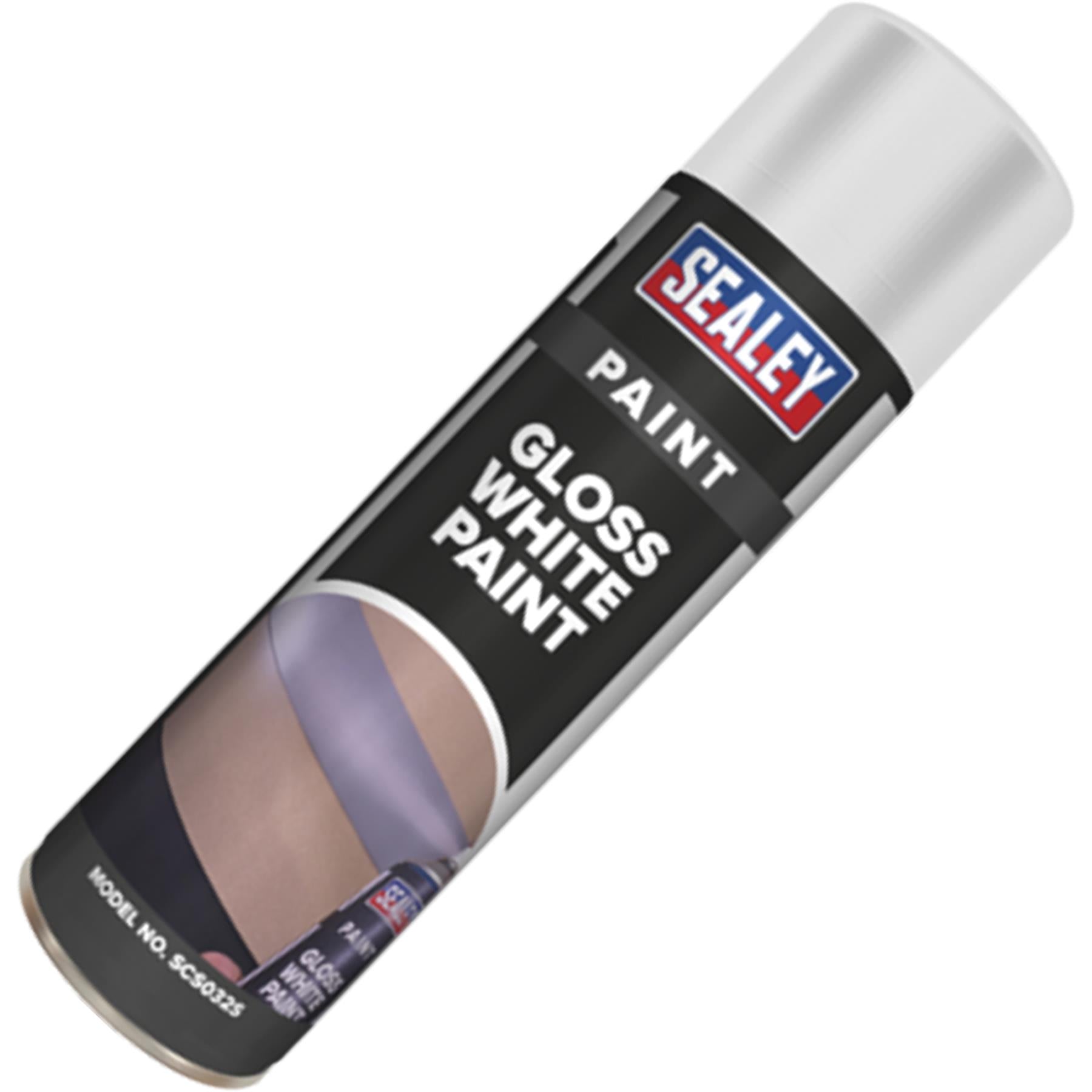 Sealey White Gloss Paint 500ml Single