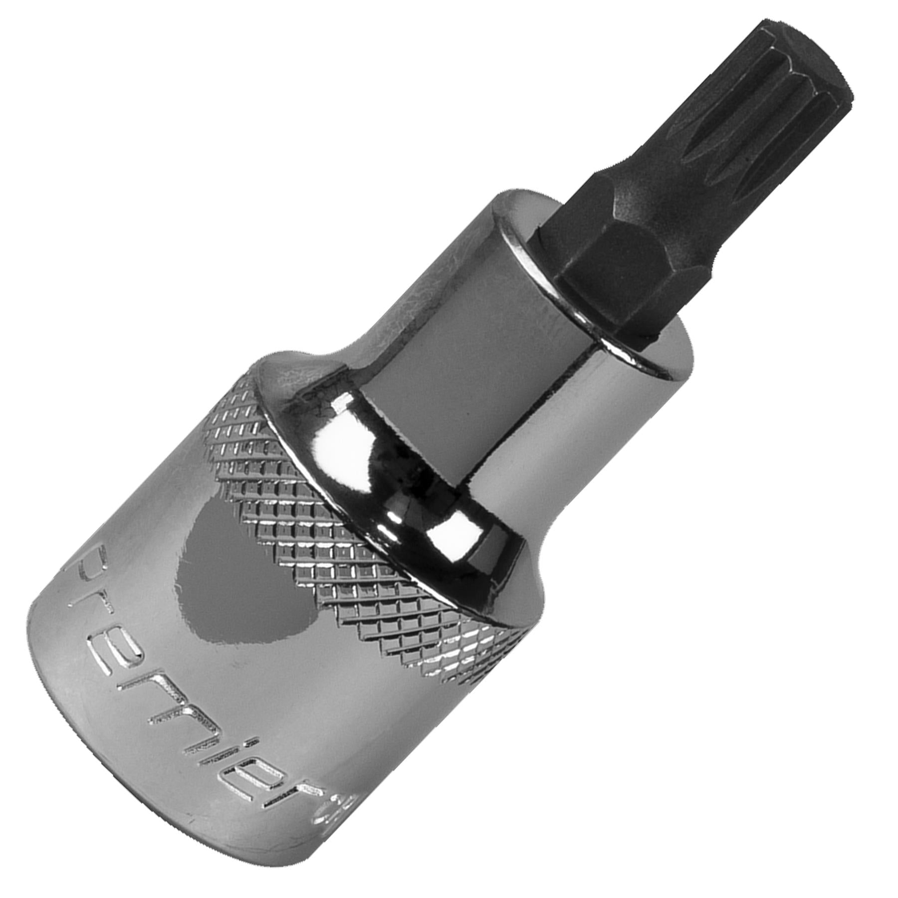 Sealey Spline Socket Bit M8 1/2"Sq Drive Chrome Vanadium steel