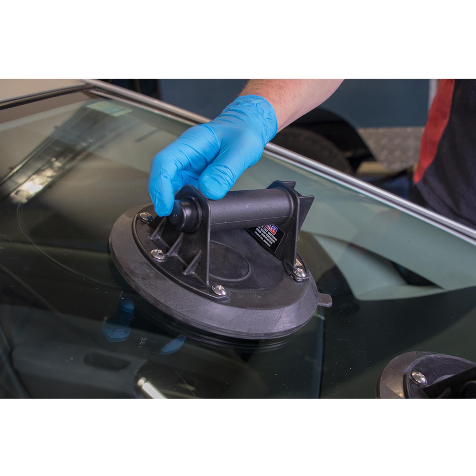 Sealey Heavy Lift Suction Cup with Vacuum Grip Indicator Storage Case