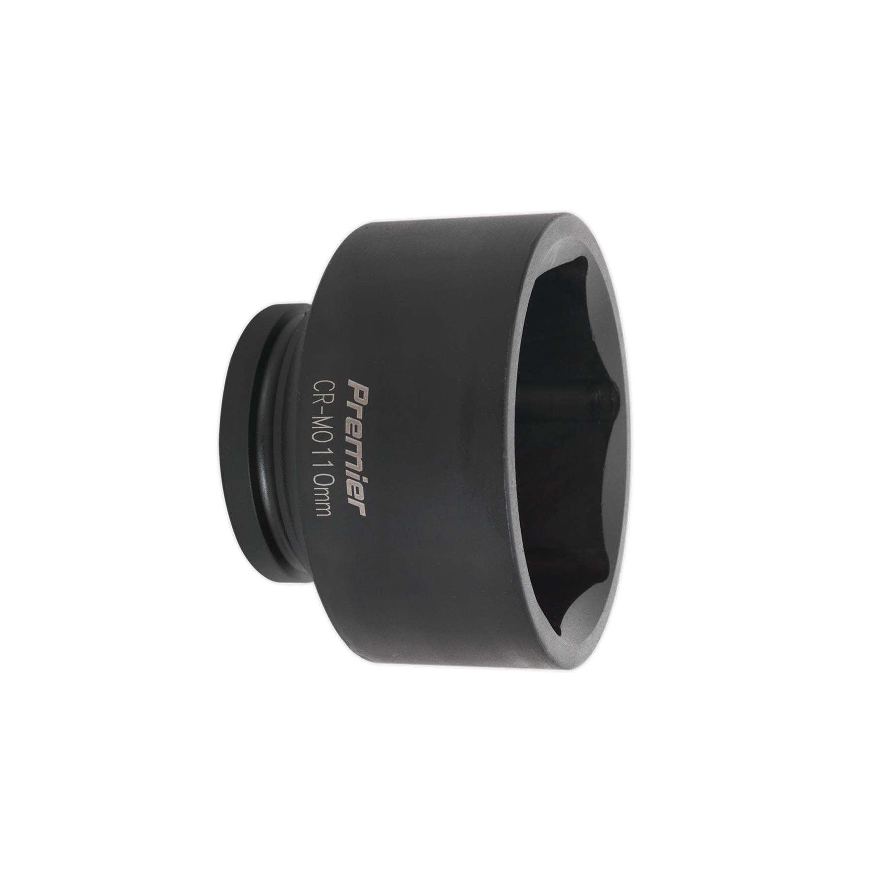 Sealey Impact Socket 110mm 1"Sq Drive Chrome Molybdenum Lifetime Guarantee