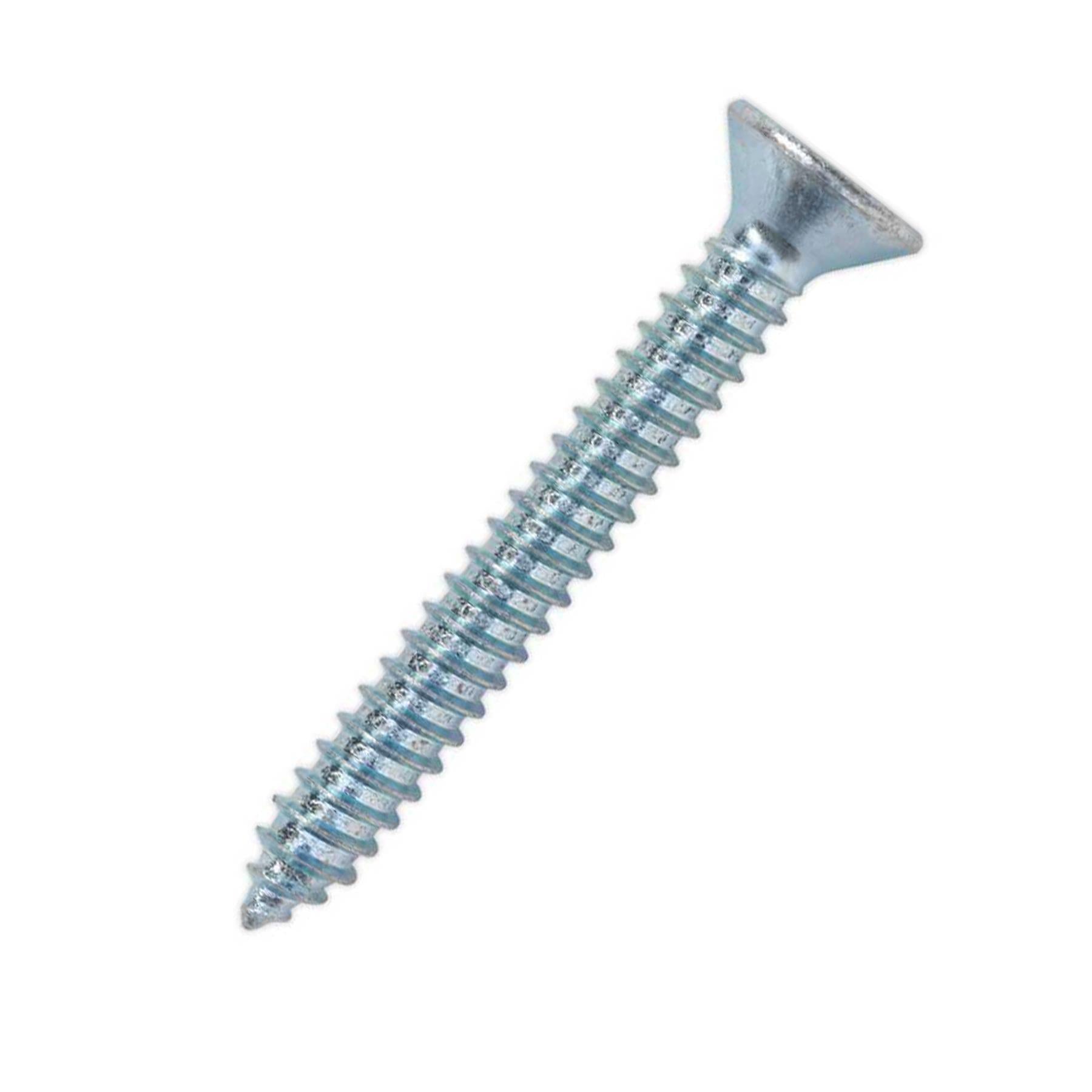 Sealey Self Tapping Screw 6.3 x 51mm Countersunk Pozi Pack of 100
