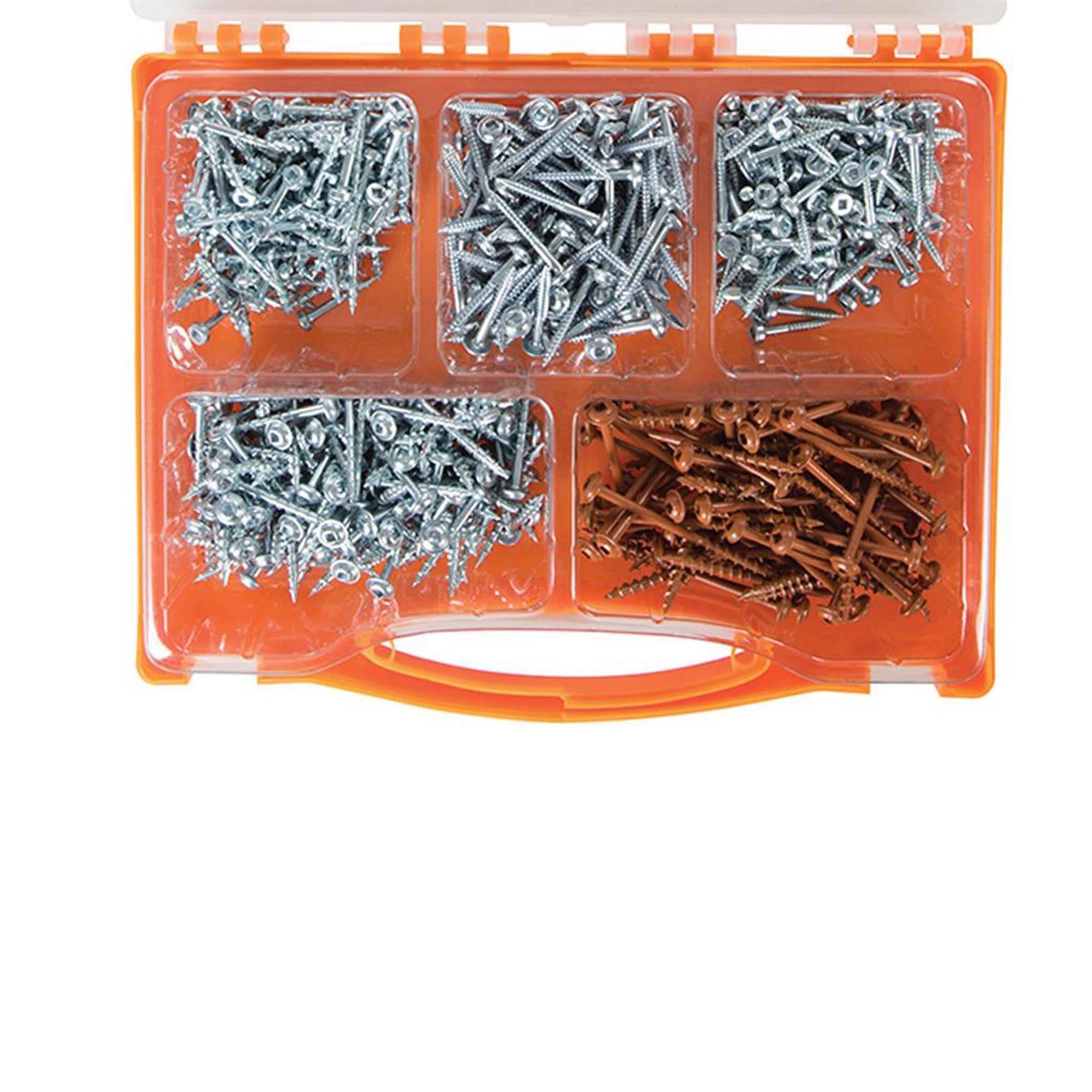 Pocket Hole Screw Kit 675Pc Five Most Popular Self Tapping Screws SK03