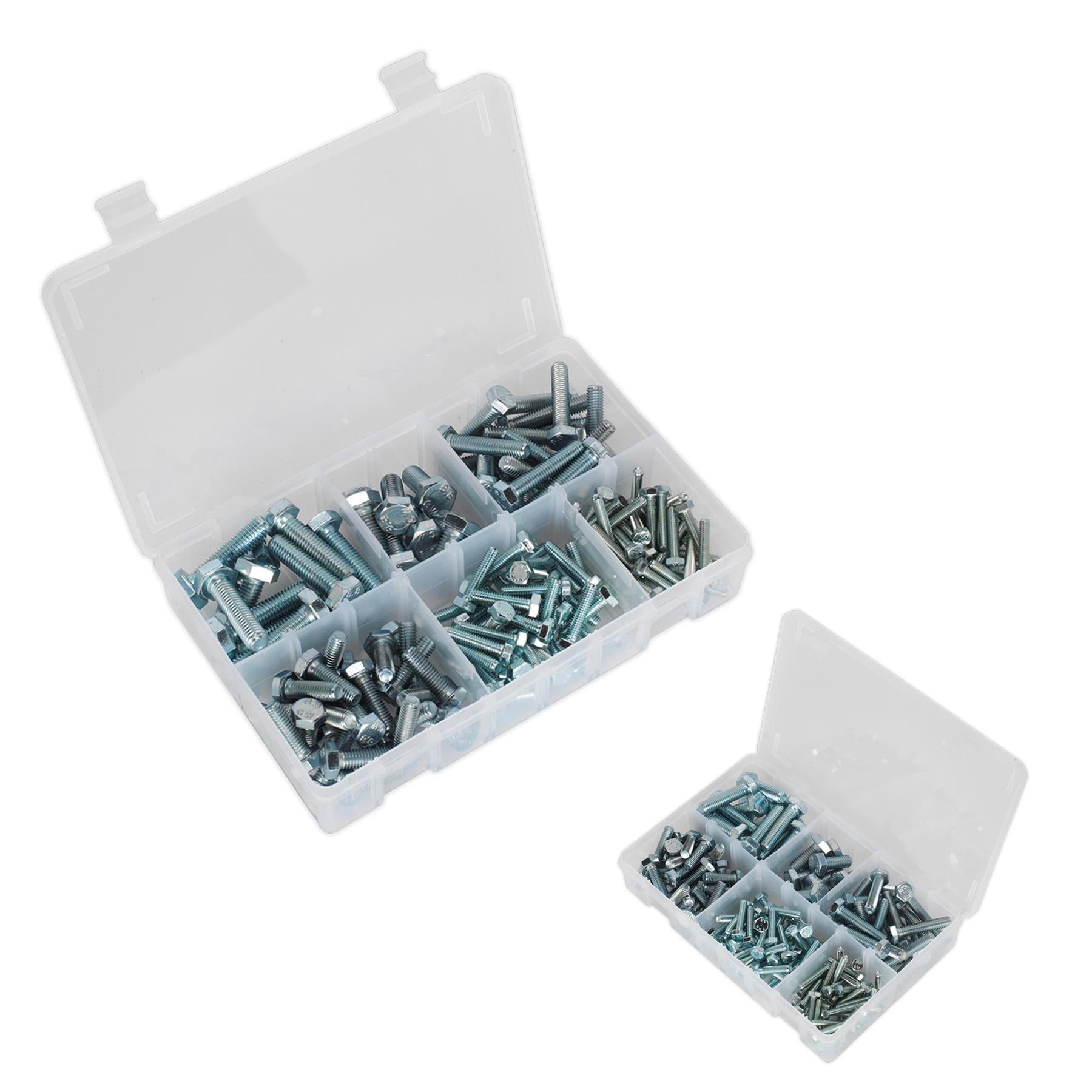 Sealey Steel Allen Setscrew Assortment 150pc Metric M5-M10 High Tensile