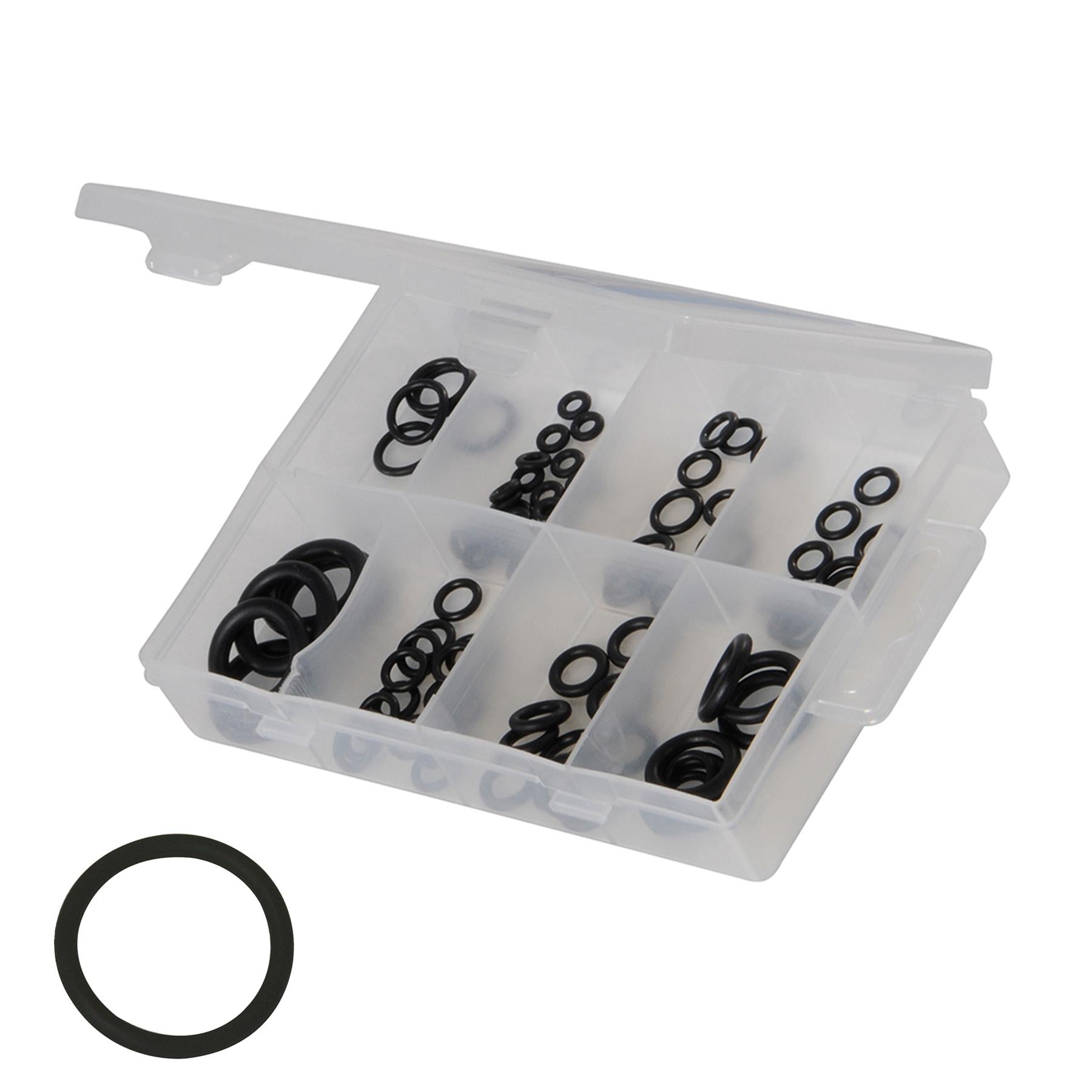 85Pce 'O' Rings Pack Air Water Tight Seal Plumbing Watch Rubber Watertight Seal