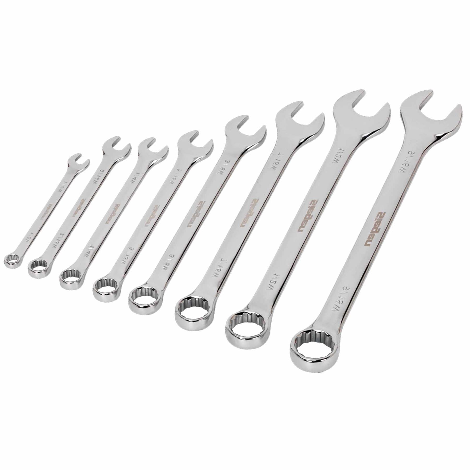 Sealey Combination Spanner Set 8pc Whitworth