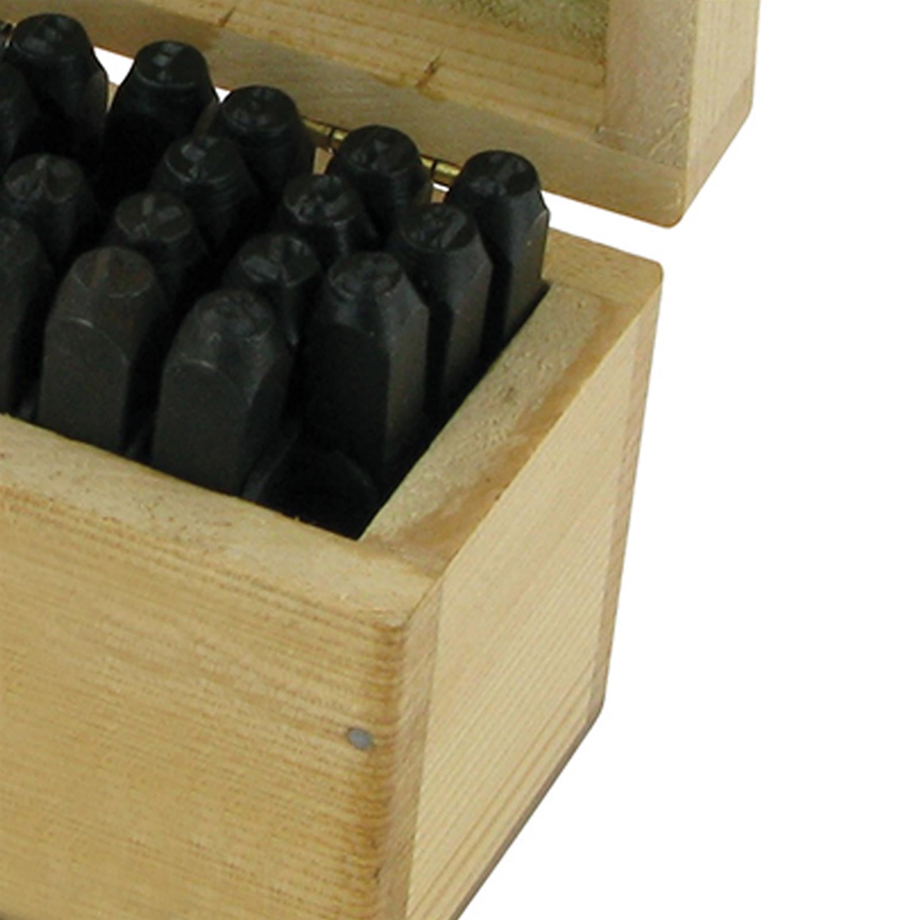 36Pce Letters & Numbers Stamp Set 5mm Upper Case Letters And Numbers Stamp Set