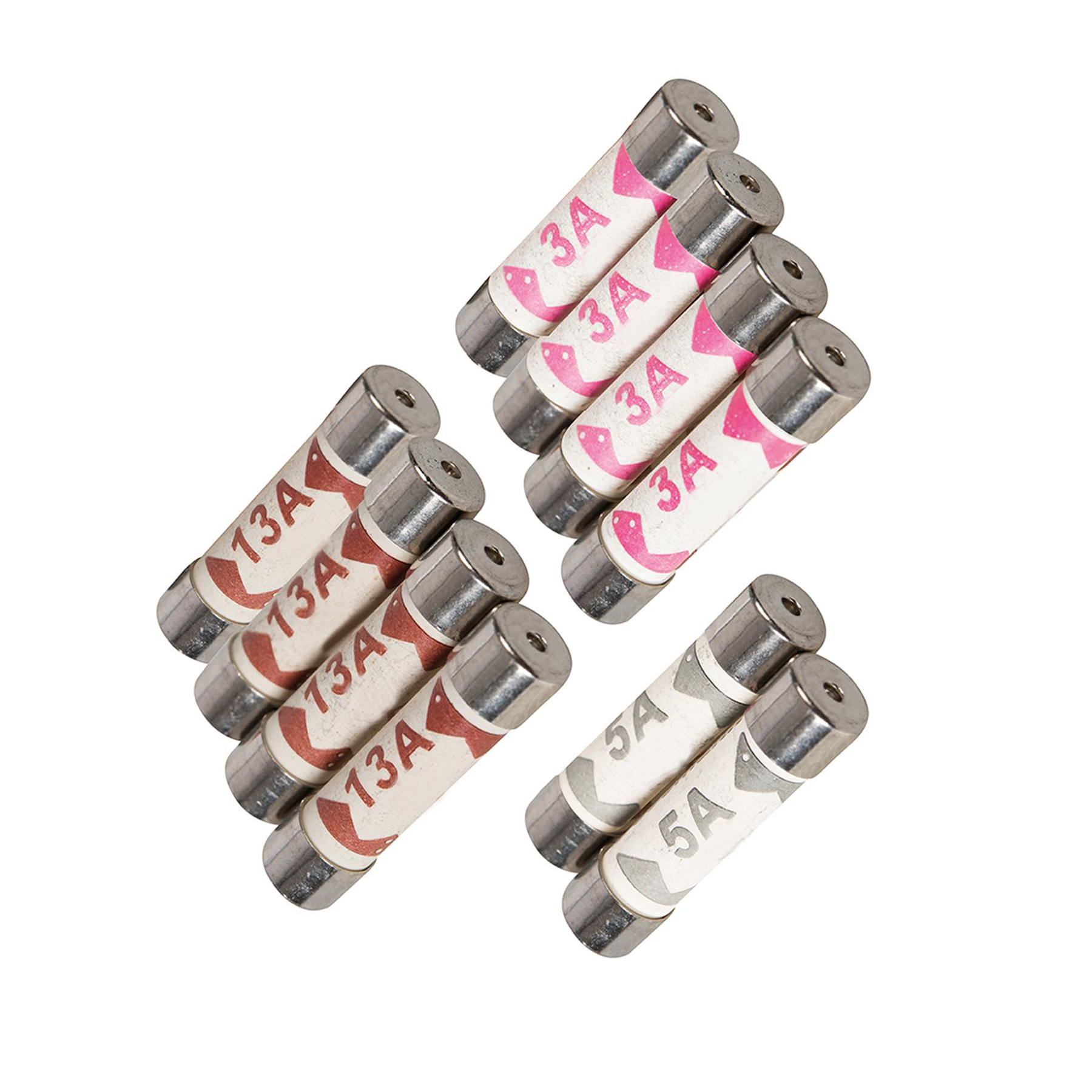 10 x Mixed Ceramic Fuses Household Domestic Mains Plug Top 3A 5A 13Amp ASTA
