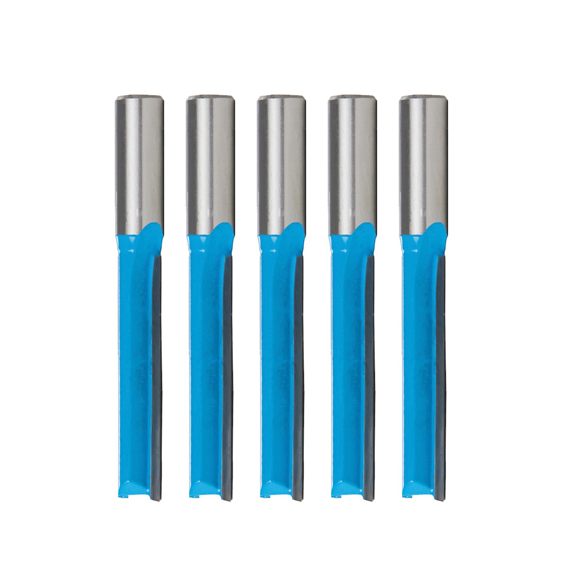 5 X 1/2" Worktop Router Cutter Bit TCT Straight 1/2" X 2 1/2" Twin Flute Kitchen