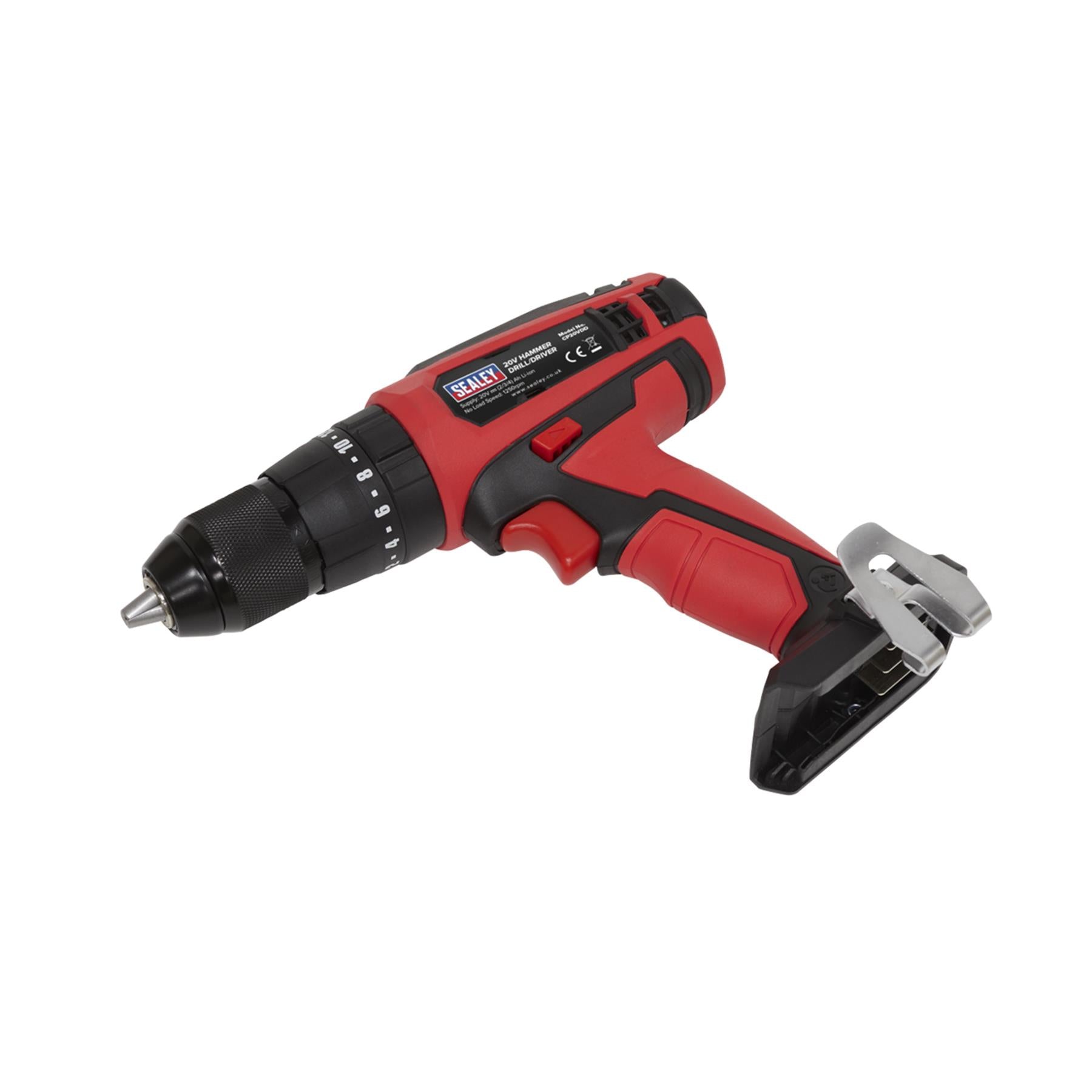 Sealey Hammer Drill/Driver Ø13mm 20V - Body Only
