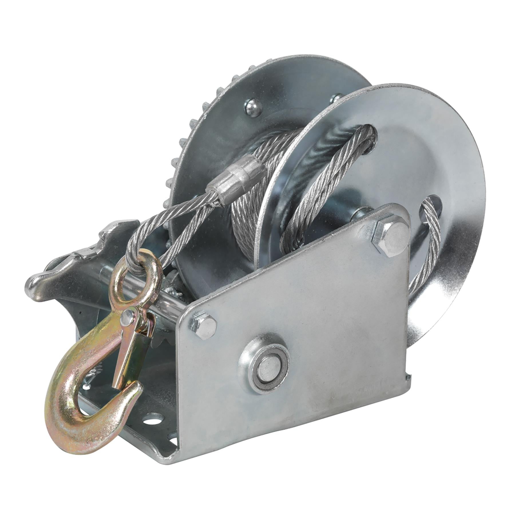 Sealey Geared Hand Winch 540kg Capacity with Cable