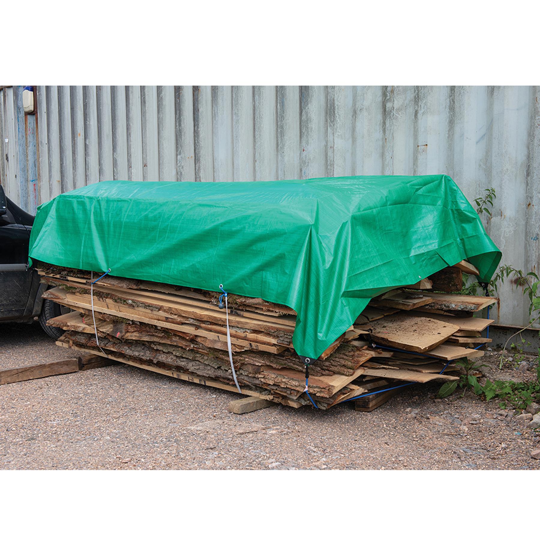 Heavy Duty Tarpaulin 2 X 3M Waterproof Sheet Tarp Cover Rust Resistant