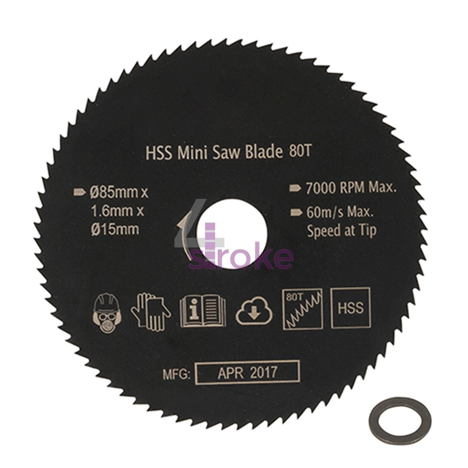 Mini Saw Blade Set Contains TCT Blade, HSS Blade & Continuous Rim Diamond Blade