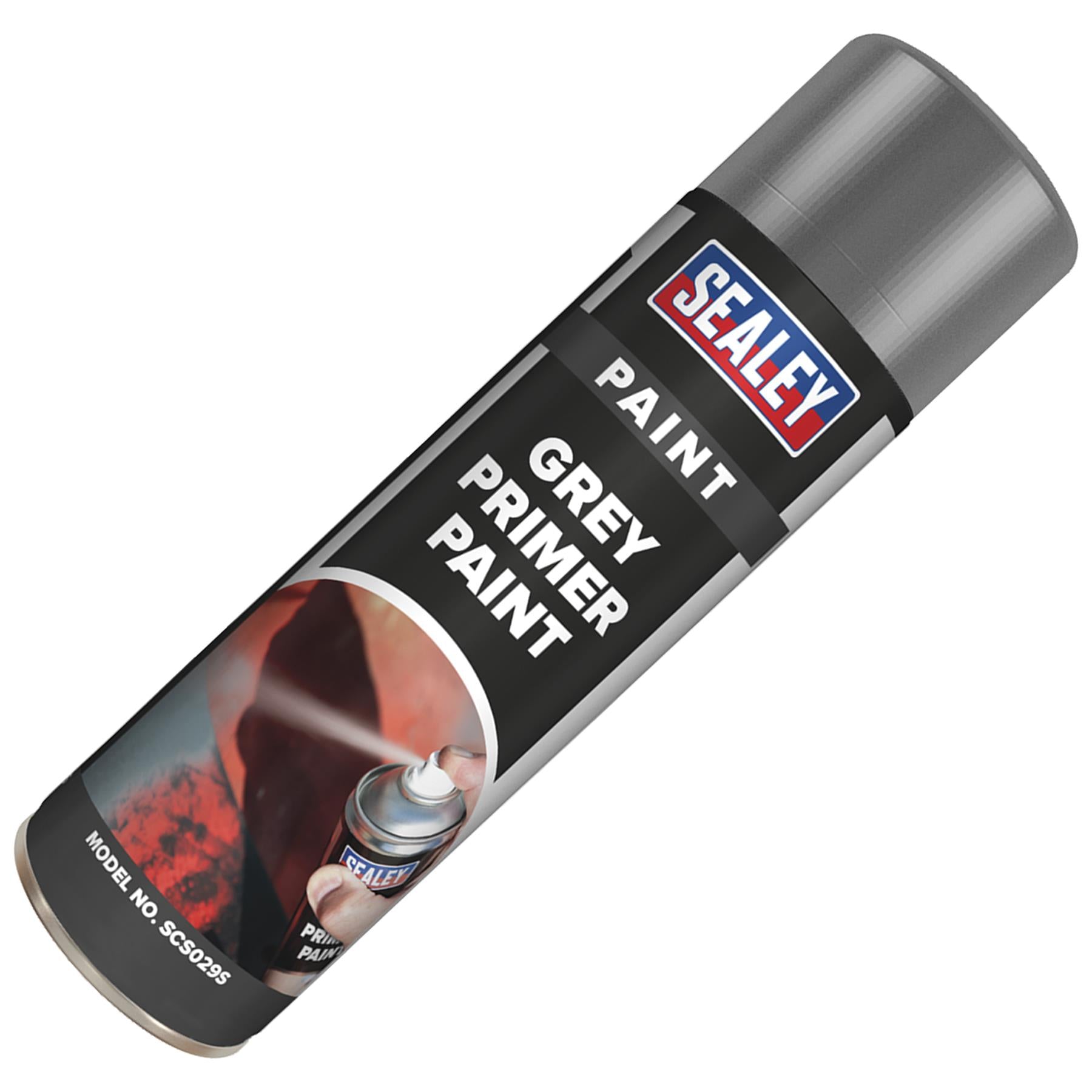 Sealey Grey Primer Paint 500ml Single