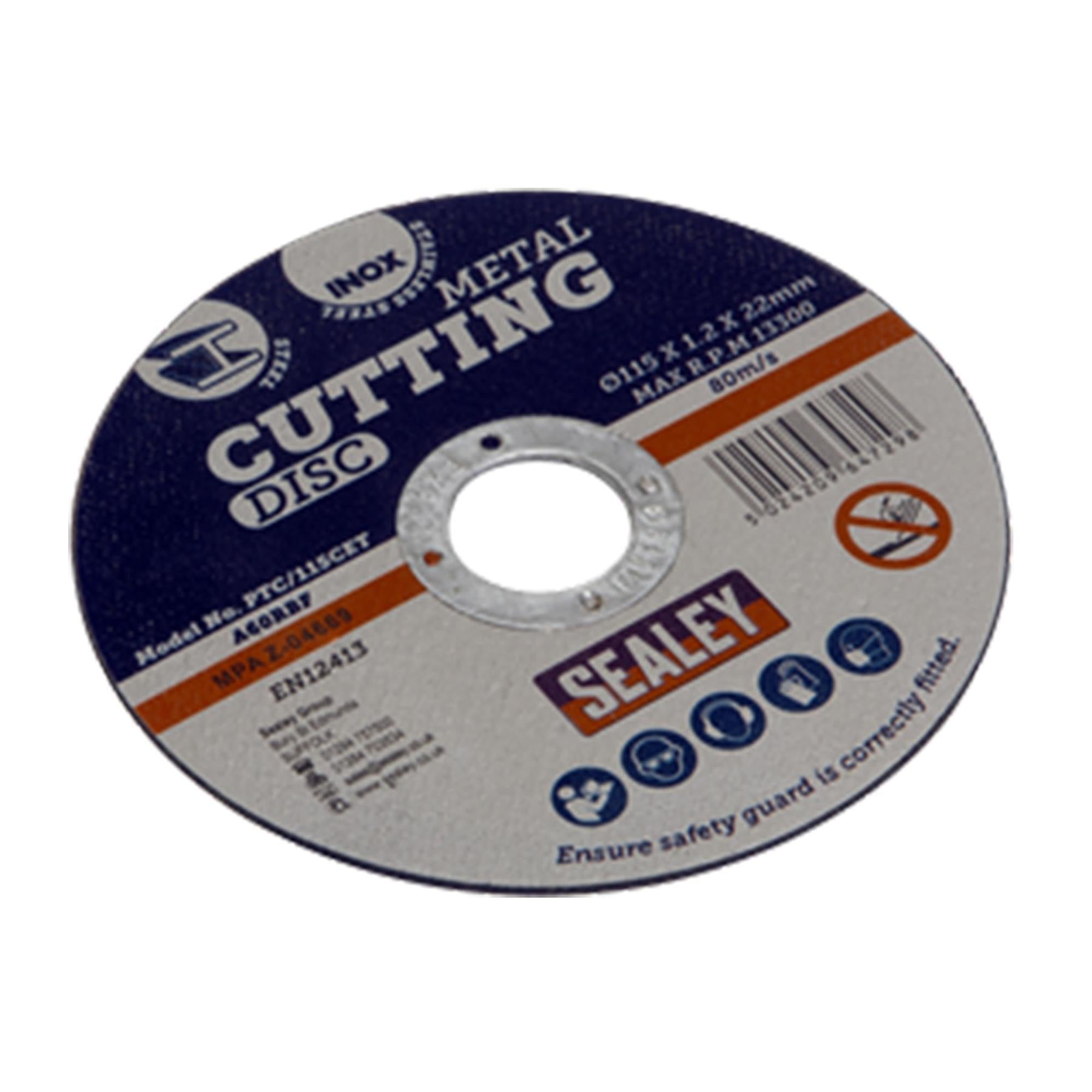 Sealey Cutting Disc �115 x 1.2mm �22mm Bore