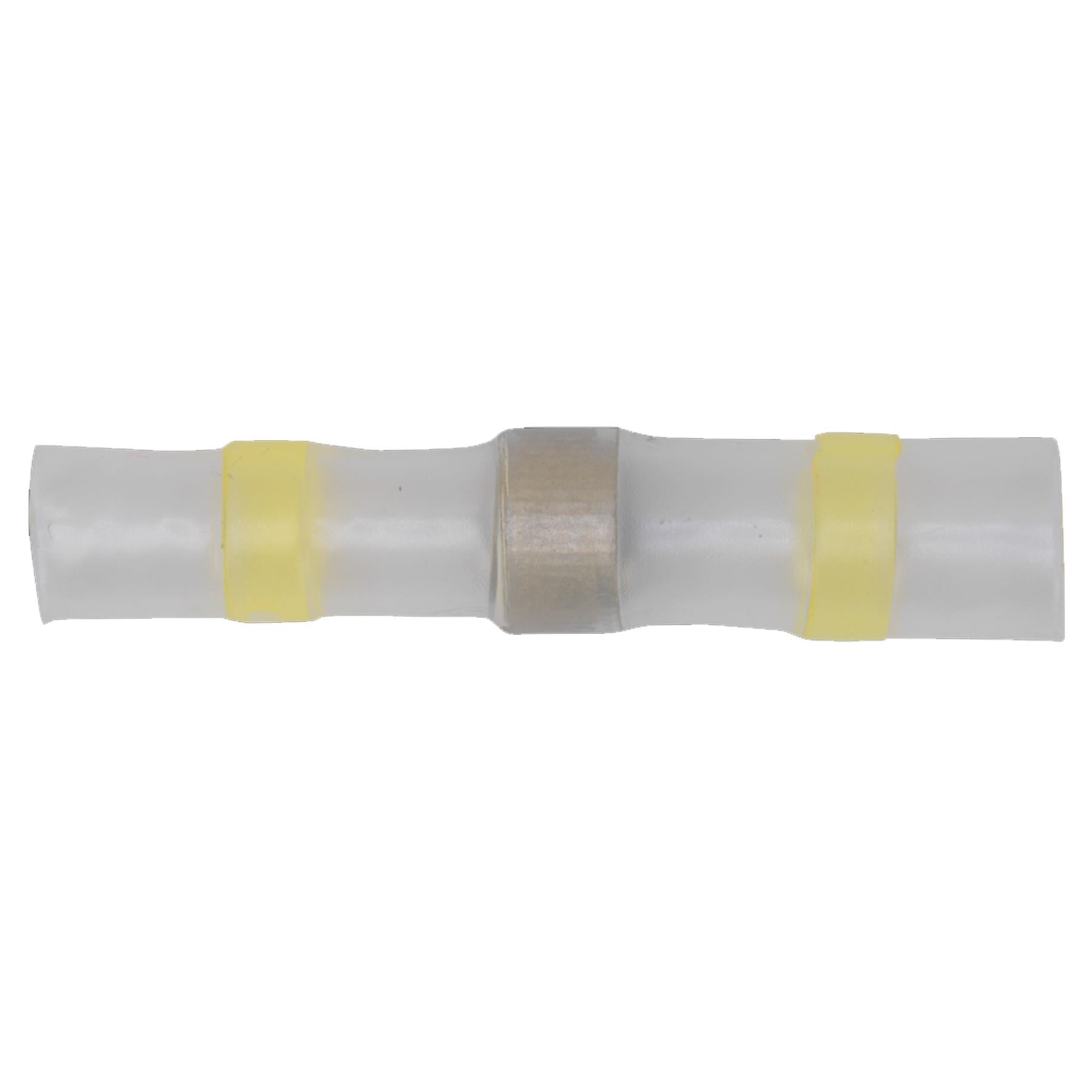 Heat Shrink Butt Connector 12-10 AWG Yellow Pack of 25 Sealey