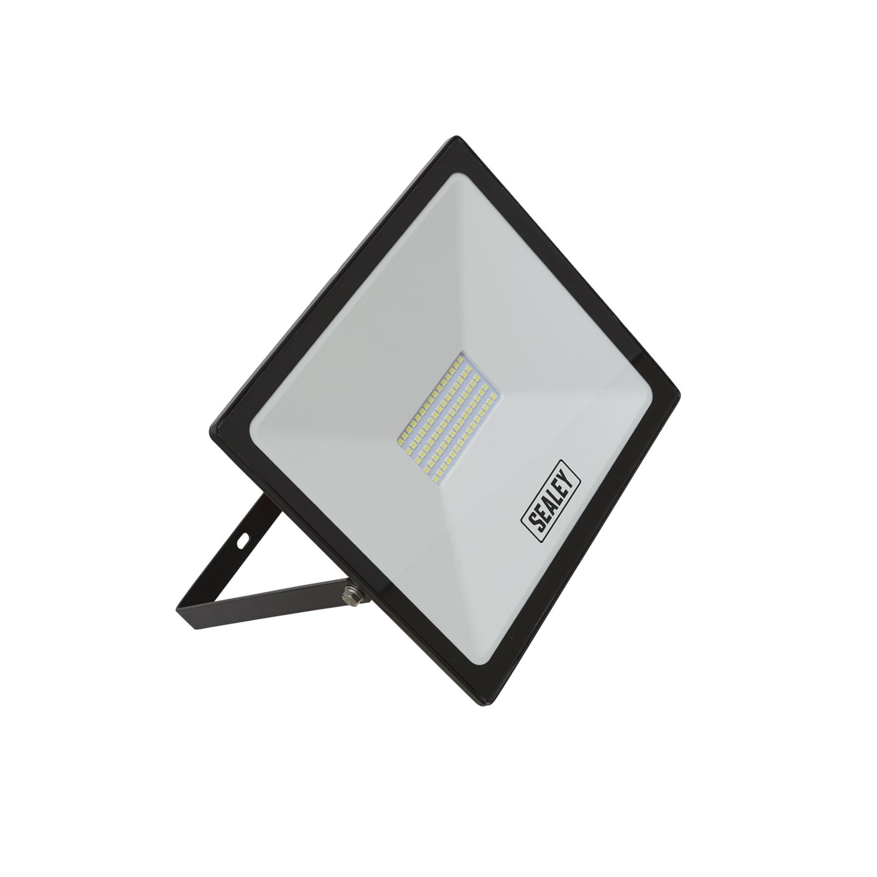 Sealey Extra Slim Floodlight with Wall Bracket 50W SMD LED 230V