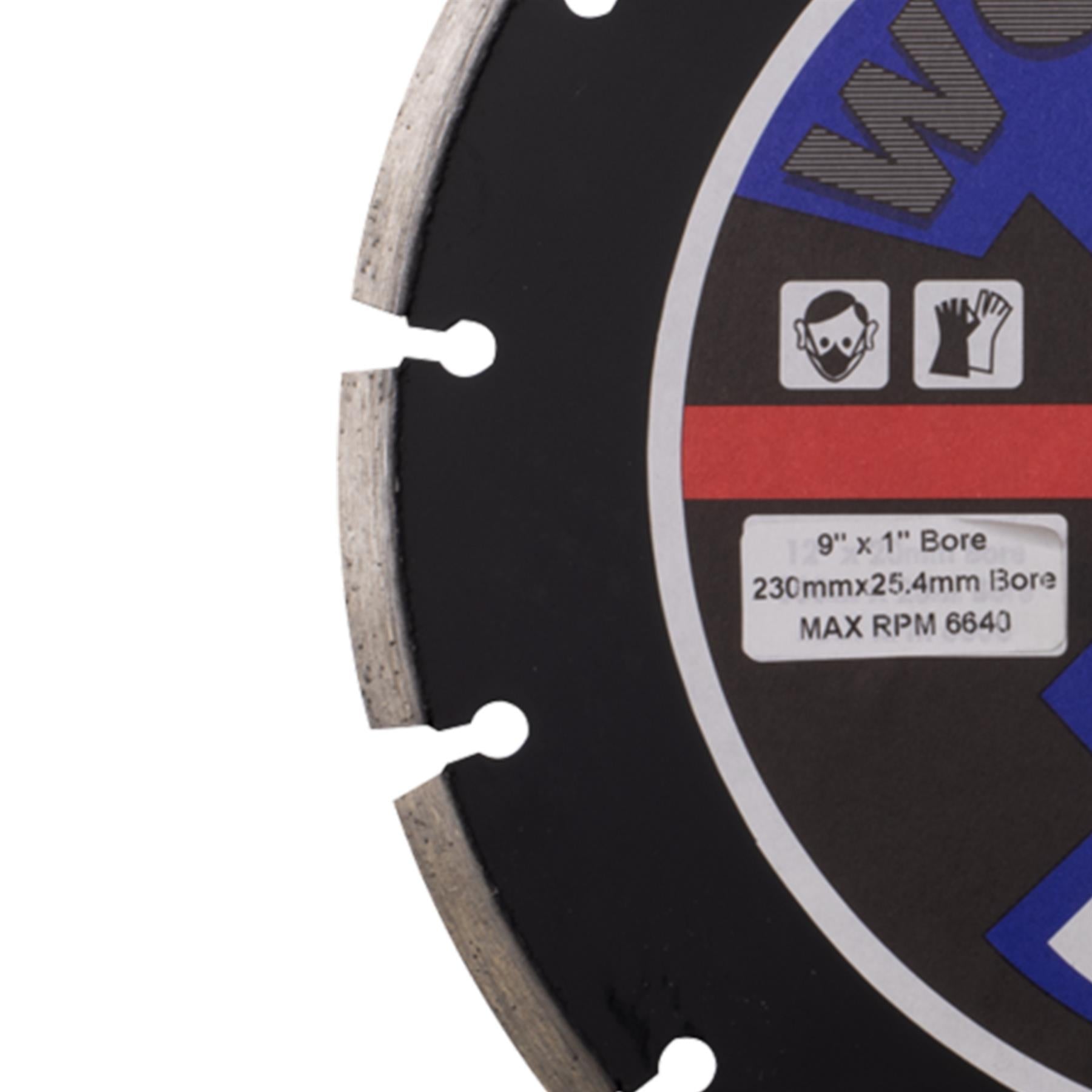 Sealey Asphalt/Tarmac Diamond Blade 230 x 22mm