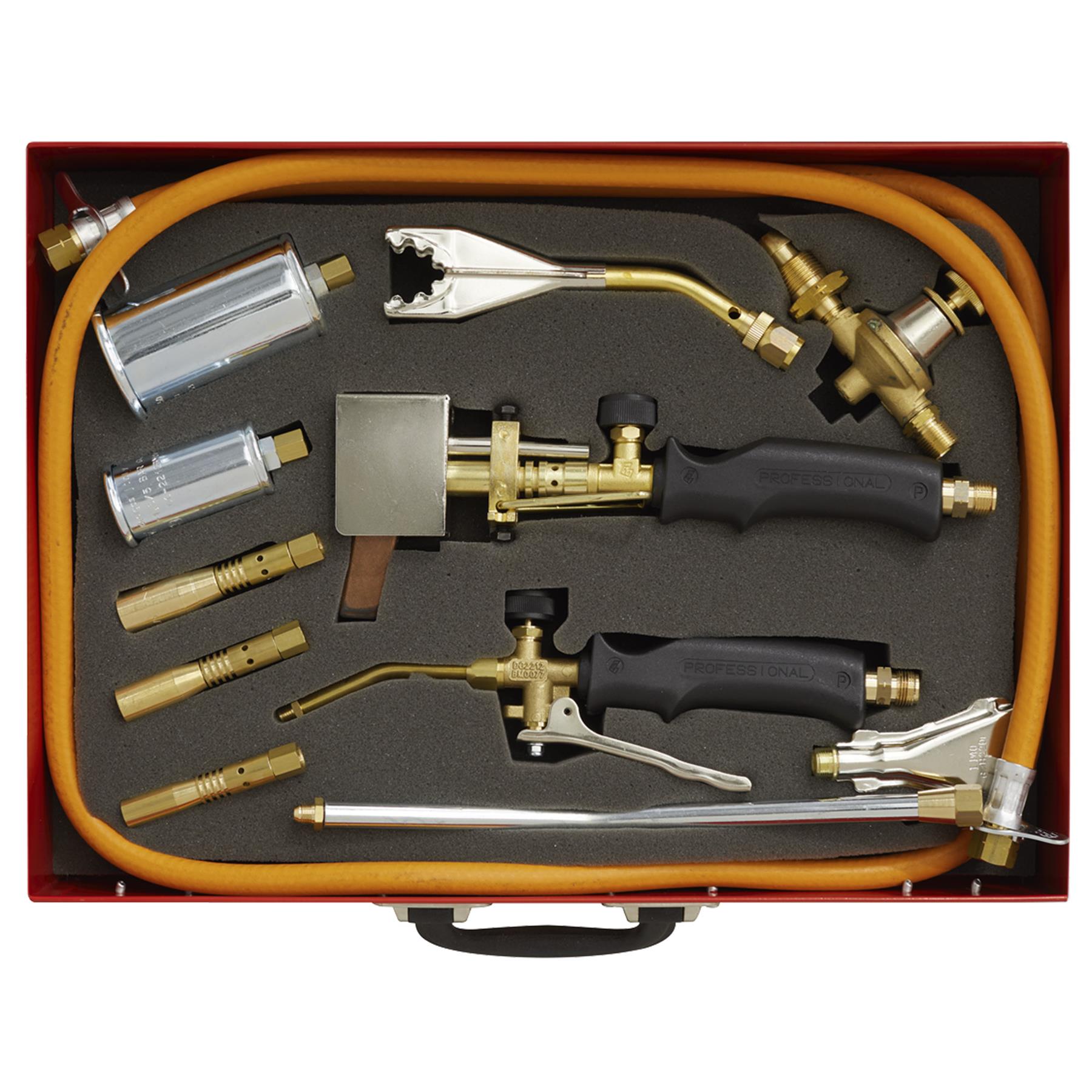 Sealey Propane Torch Kit 14pc Two control sets