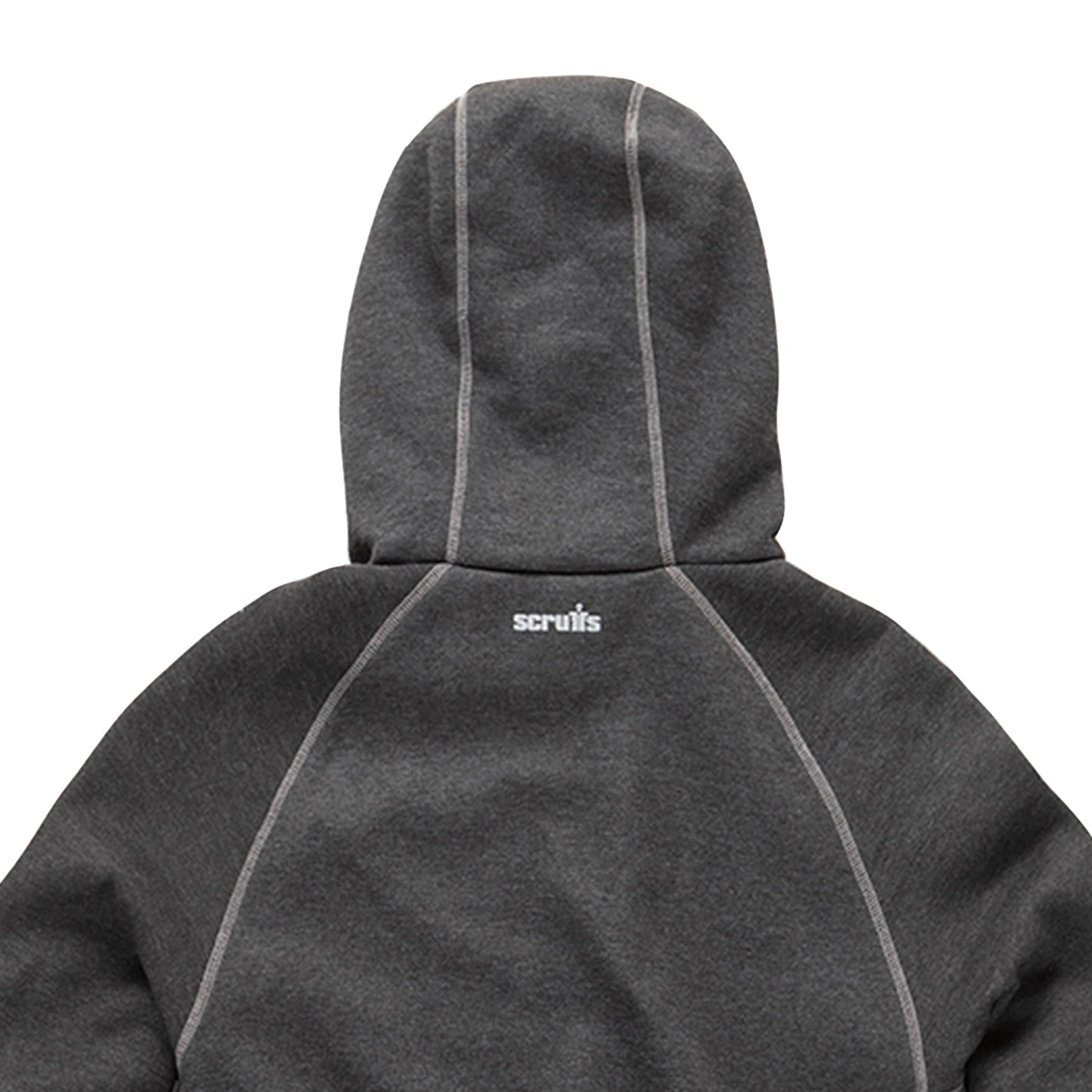 Scruffs Trade Hoodie Graphite S Zipped Pockets