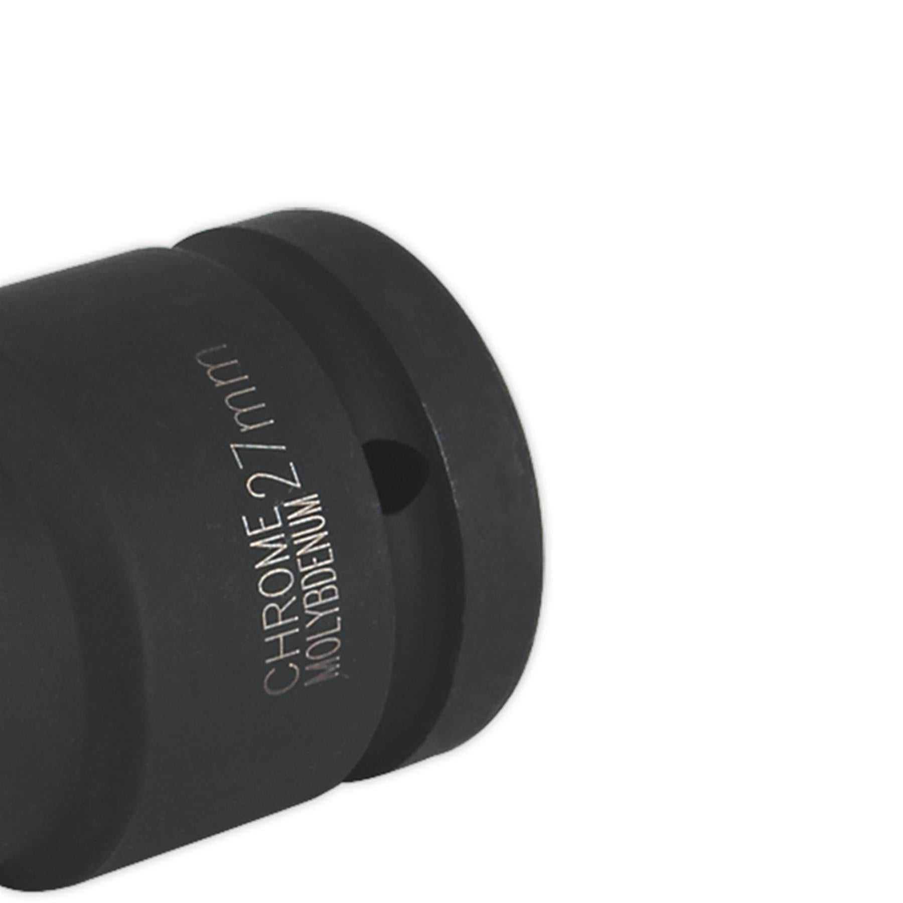 Sealey Impact Socket 27mm Deep 1"Sq Drive