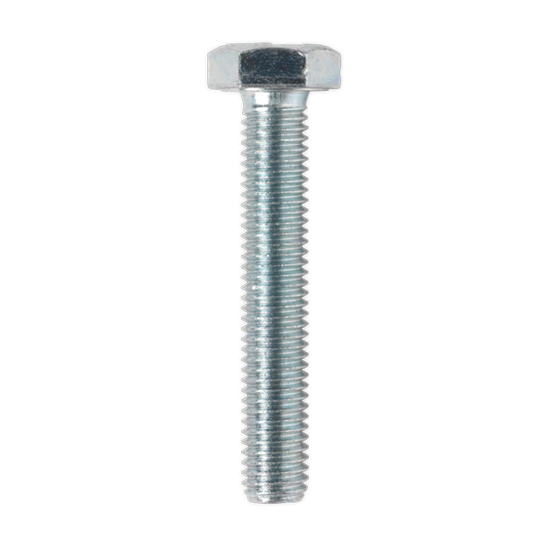Sealey HT Setscrew M10 x 60mm 8.8 Zinc Pack of 25