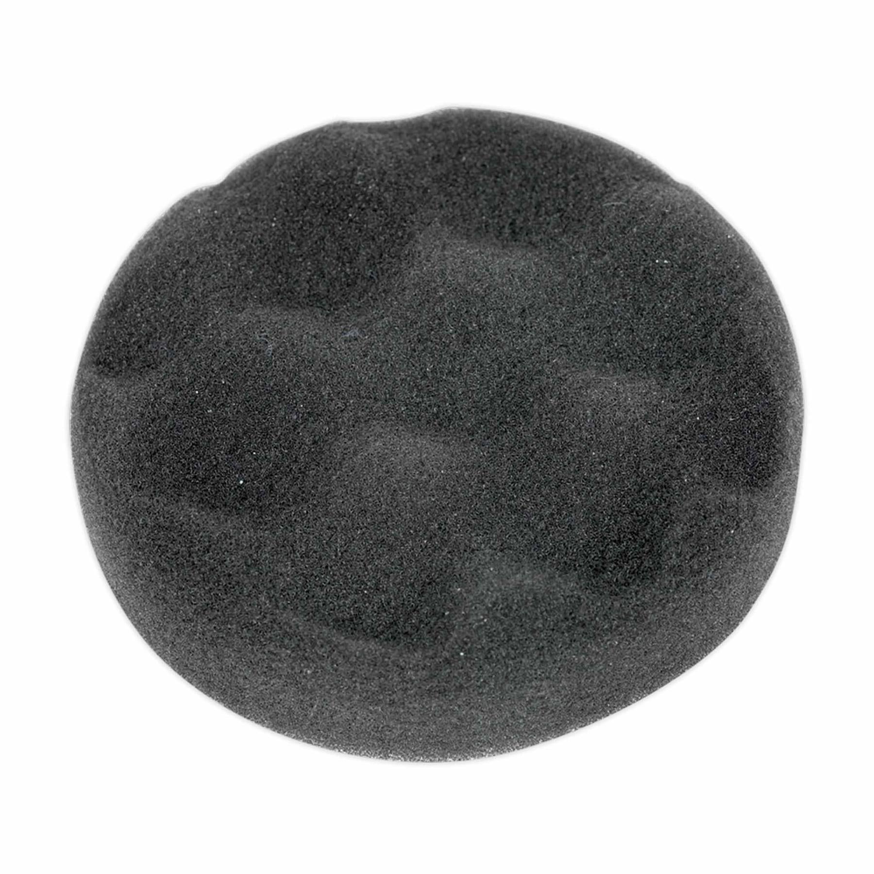 Sealey Buffing & Polishing Foam Head Hook & Loop 80x25mm Black/Soft