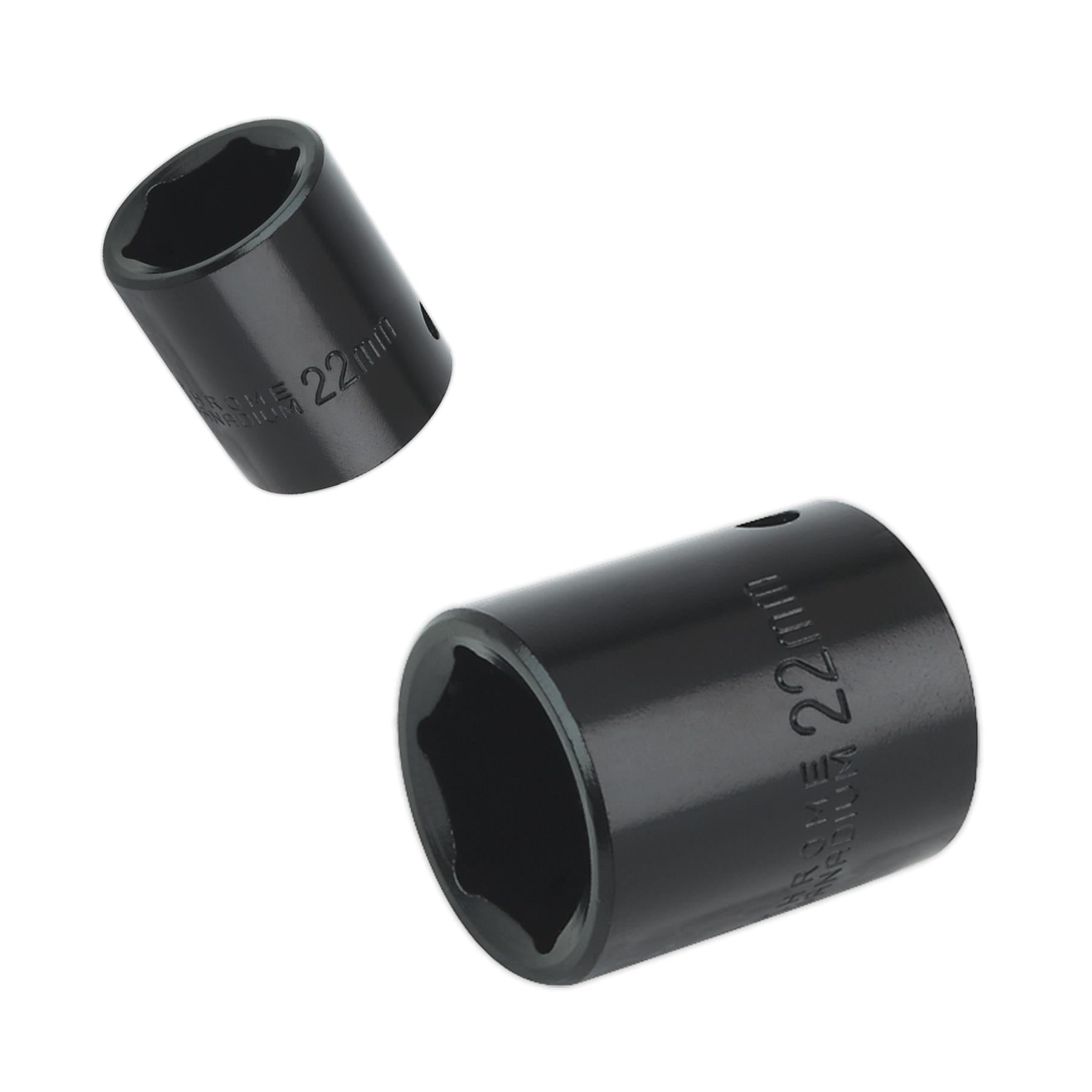 Sealey Impact Socket 22mm 1/2"Sq Drive