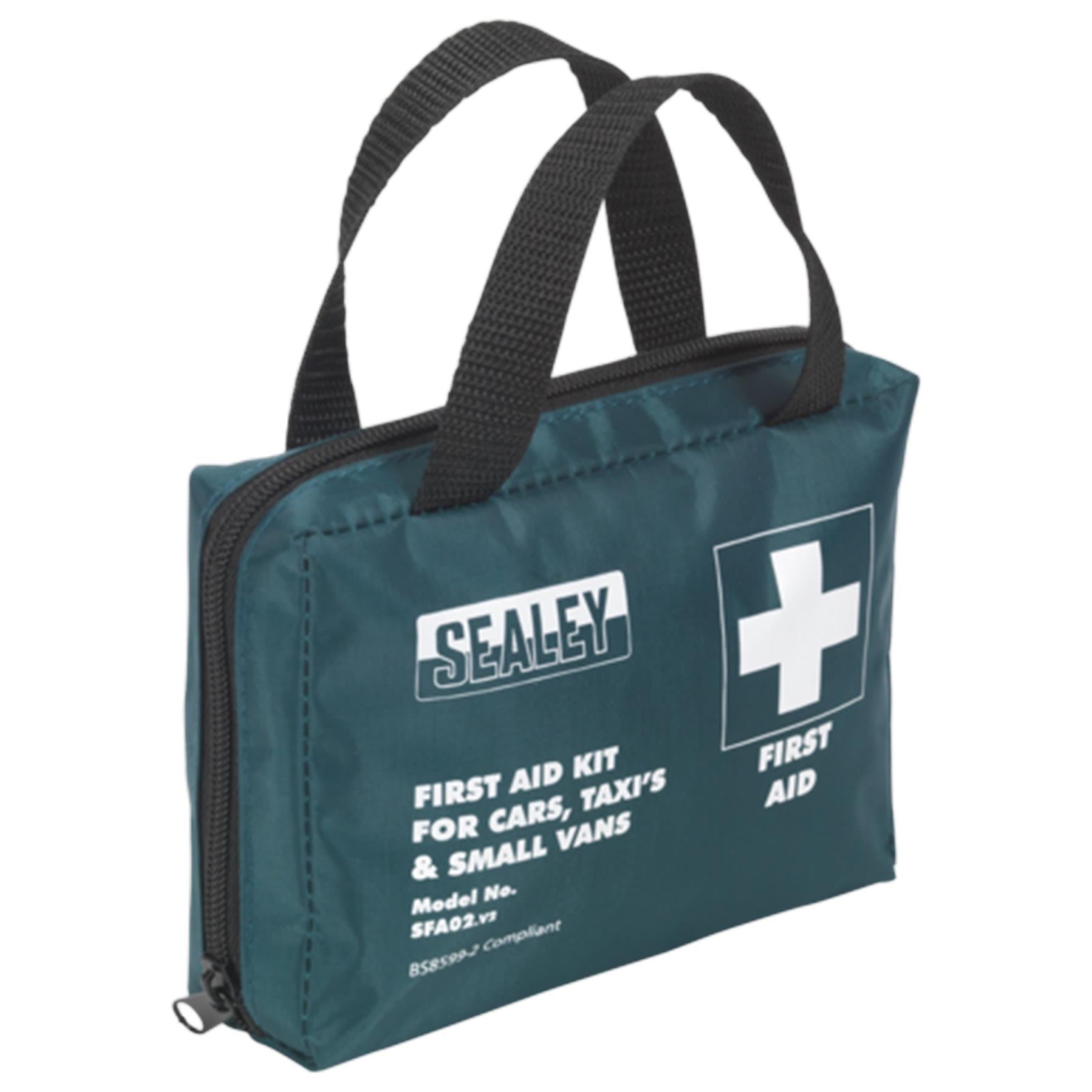 Sealey First Aid Kit Medium for Cars, Taxi's & Small Vans-BS 8599-2