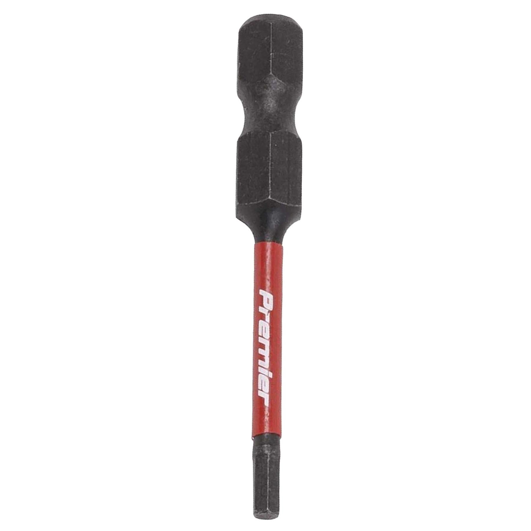 Hex 2.5mm Impact Power Tool Bits 50mm - 3pc