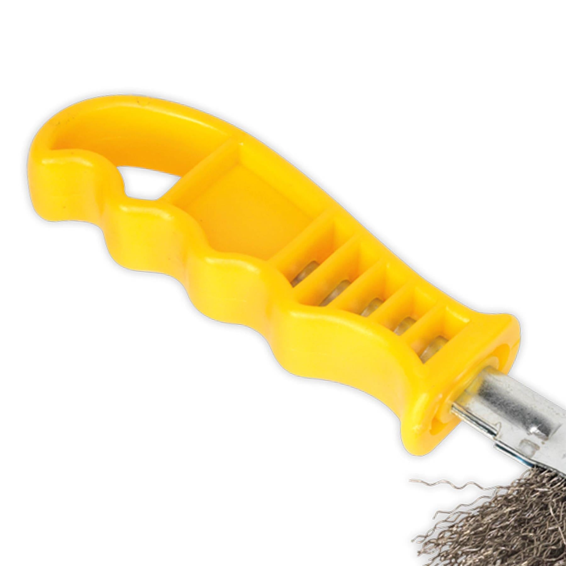 Sealey Wire Brush Stainless Steel Plastic Handle