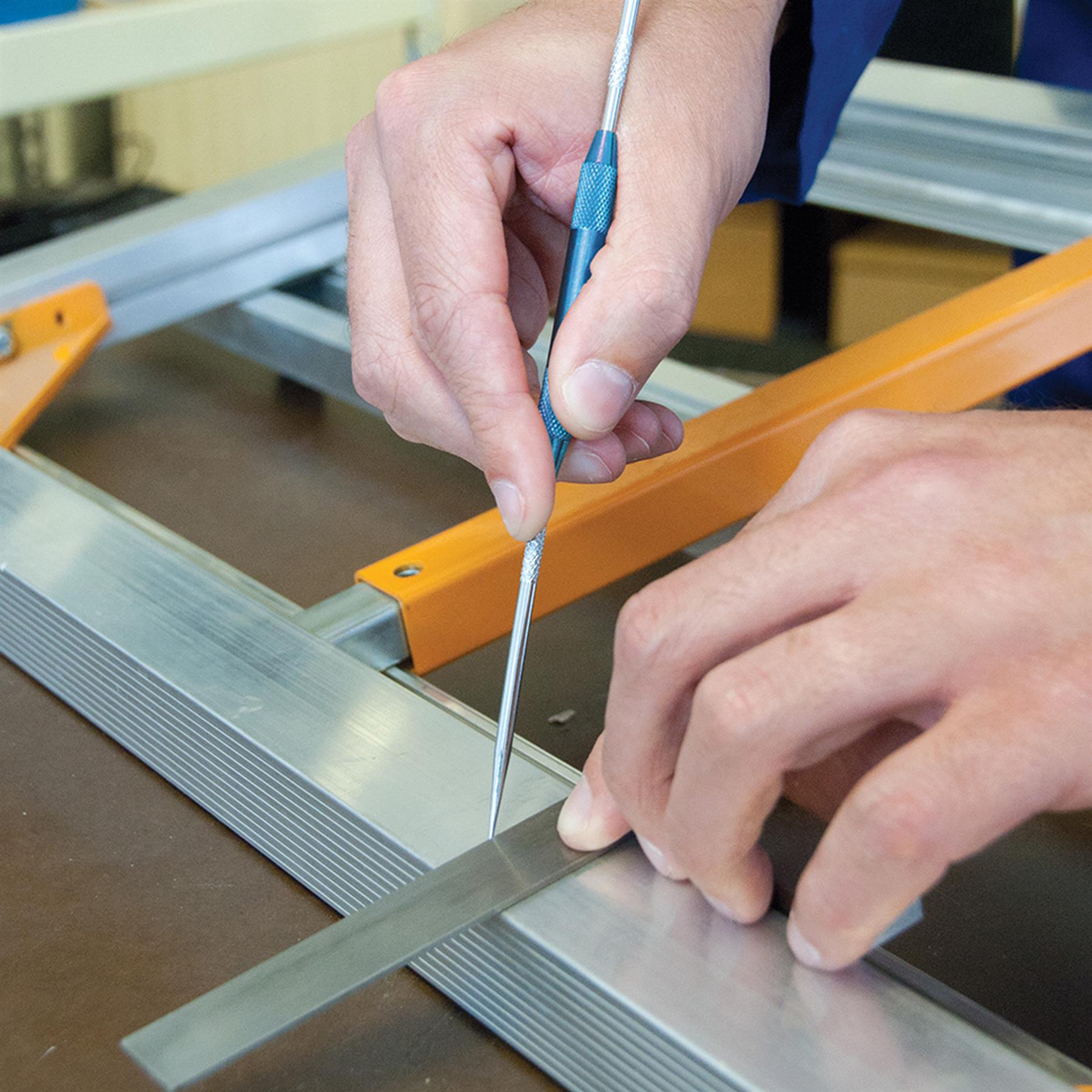 200mm HARDENED STEEL ENGINEERS SCRIBER Double Ended scribing tool scribe