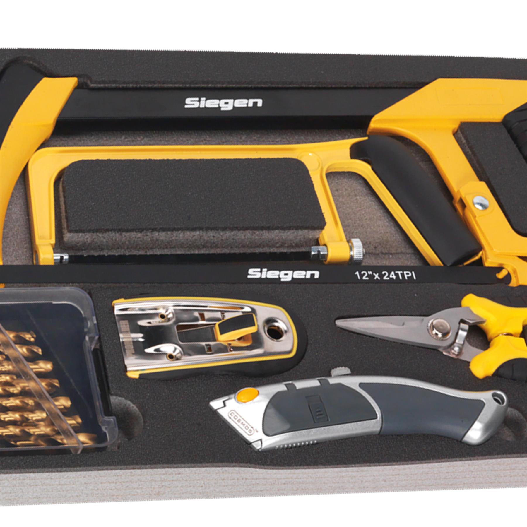 Sealey Tool Tray with Cutting & Drilling Set 28pc