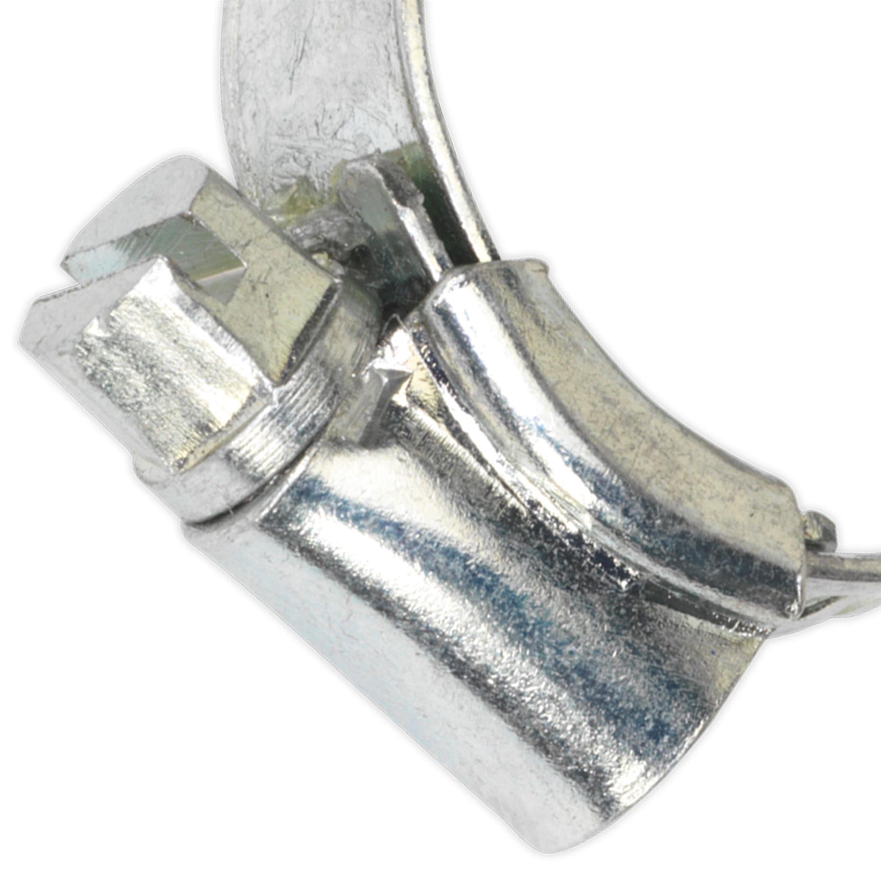 Sealey Hose Clip Zinc Plated 16-22mm Pack of 30