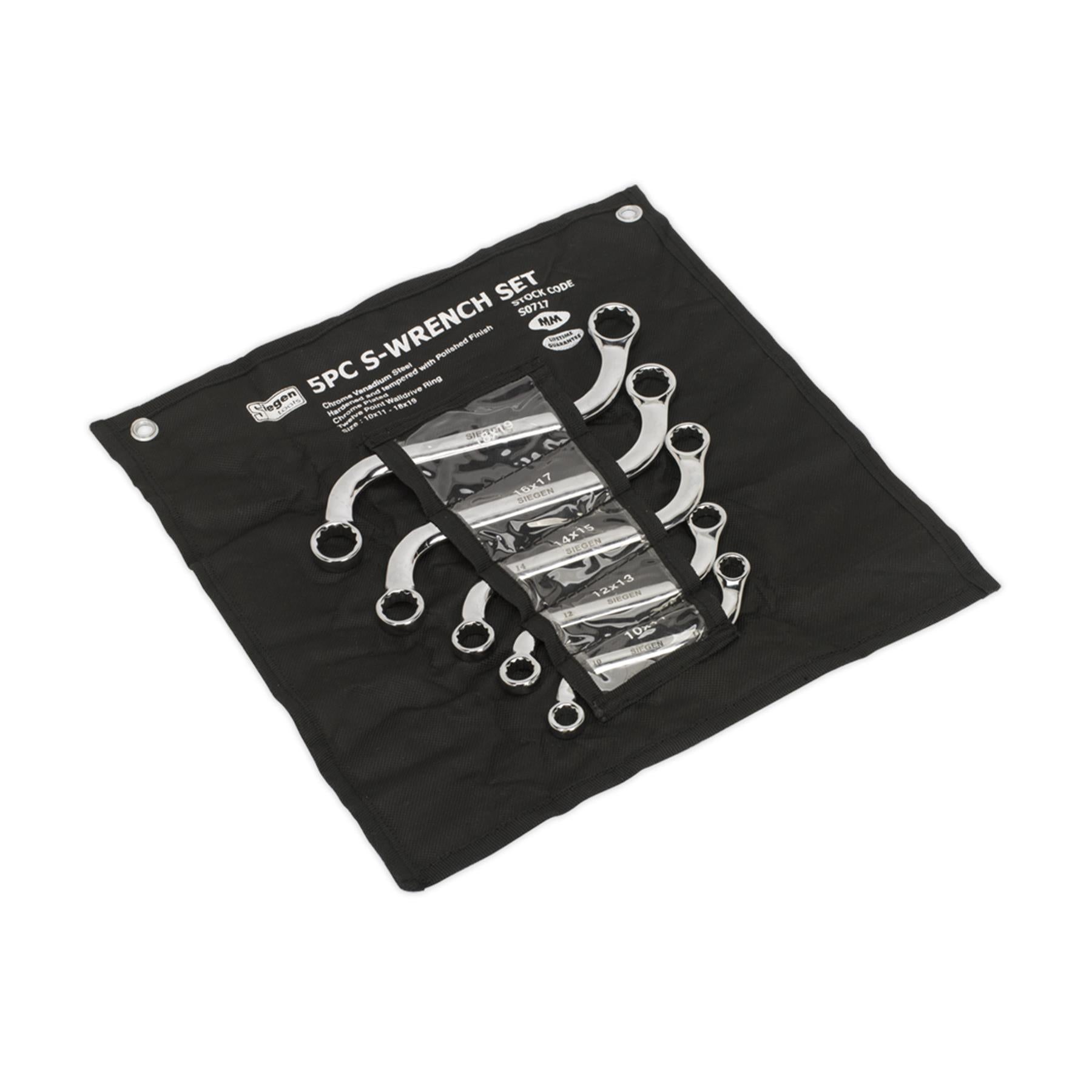 Sealey S-Spanner Set 5pc Metric