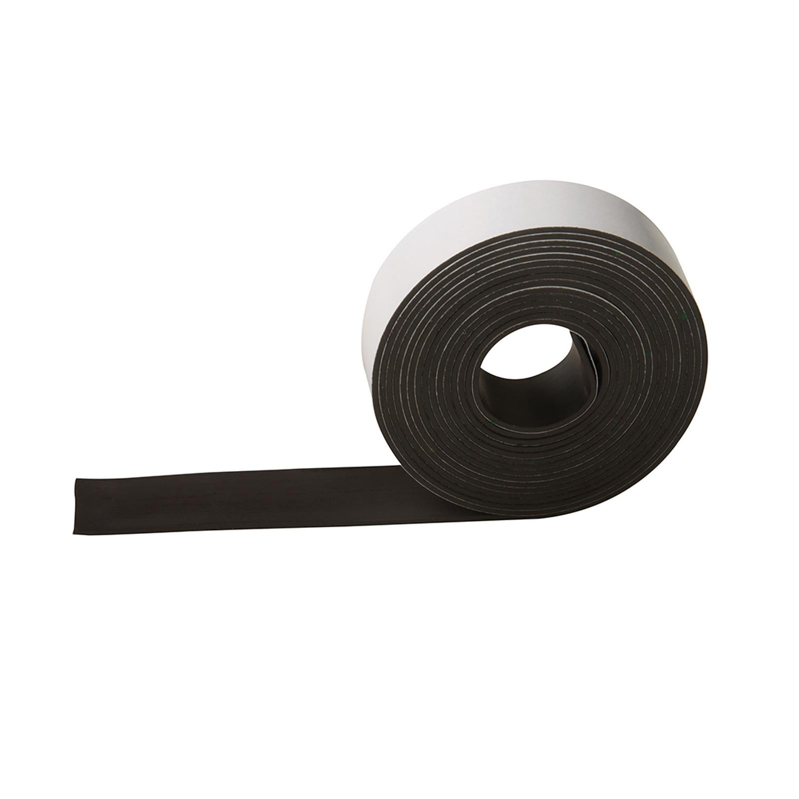 Flexible Magnetic Tape - 25mm X 3M Self Adhesive Stick To Flat Or Curved Surface