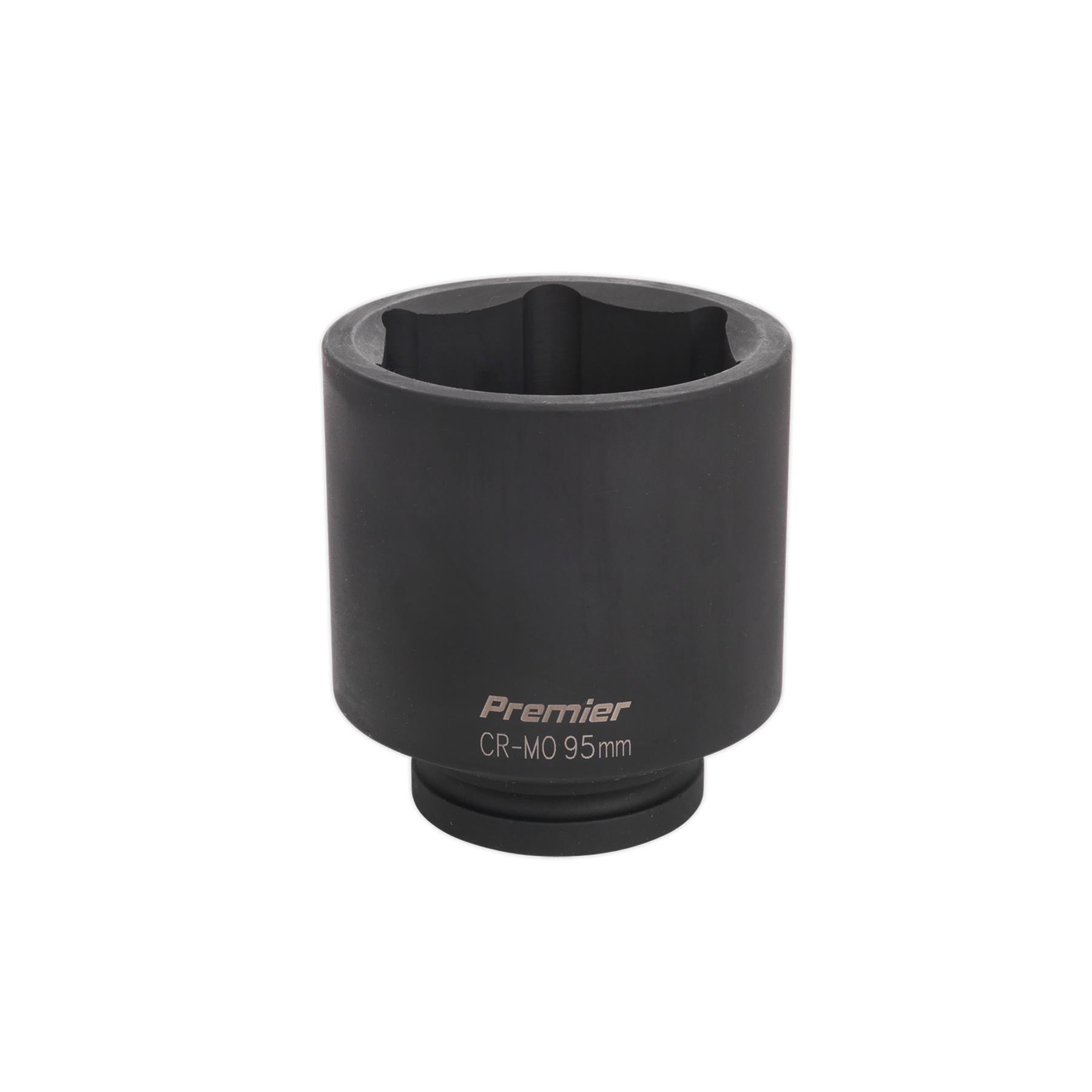 Sealey Impact Socket 95mm Deep 1"Sq Drive Chrome Molybdenum Lifetime Guarantee