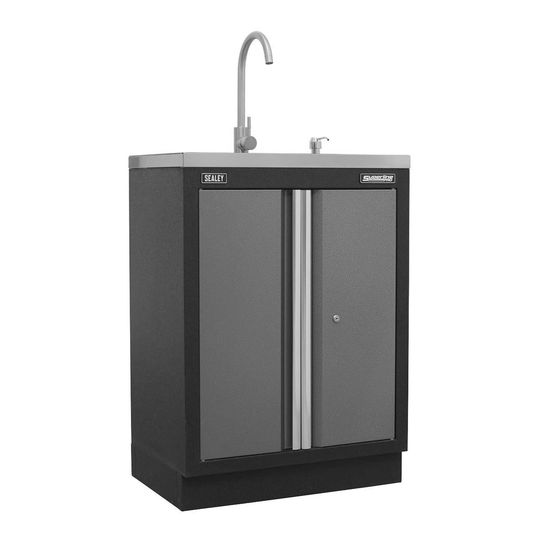 Sealey Superline Pro 4.9m Storage System - Pressed Wood Worktop