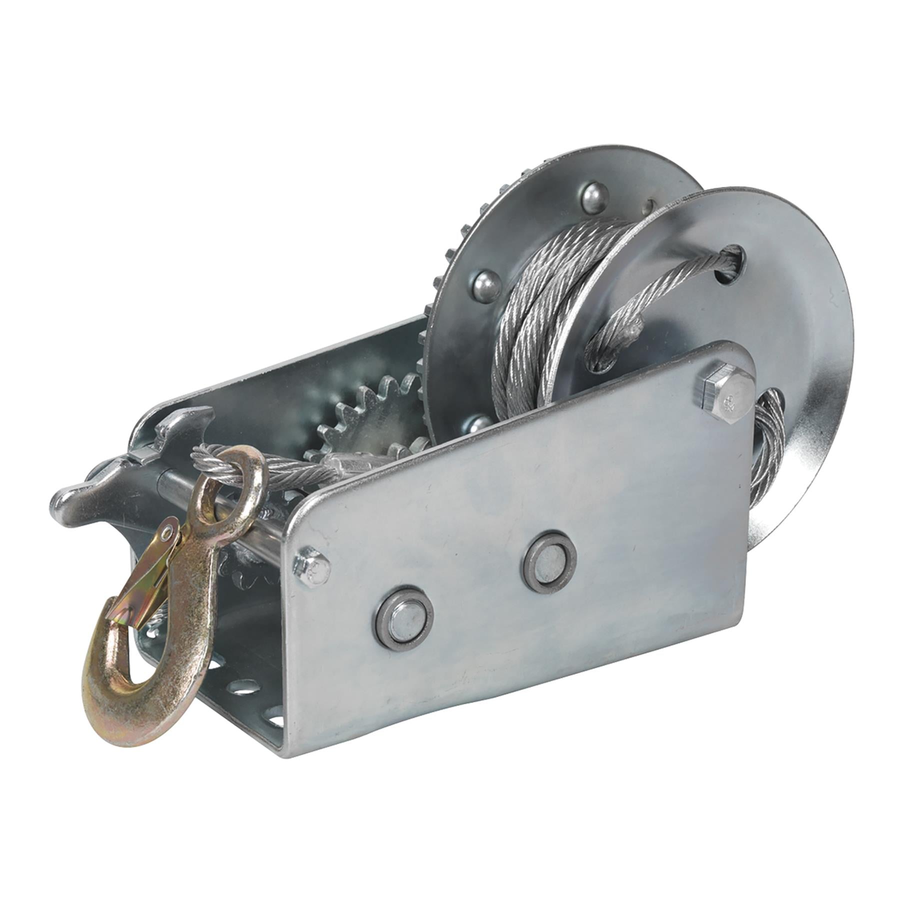 Sealey Geared Hand Winch 900kg Capacity with Cable