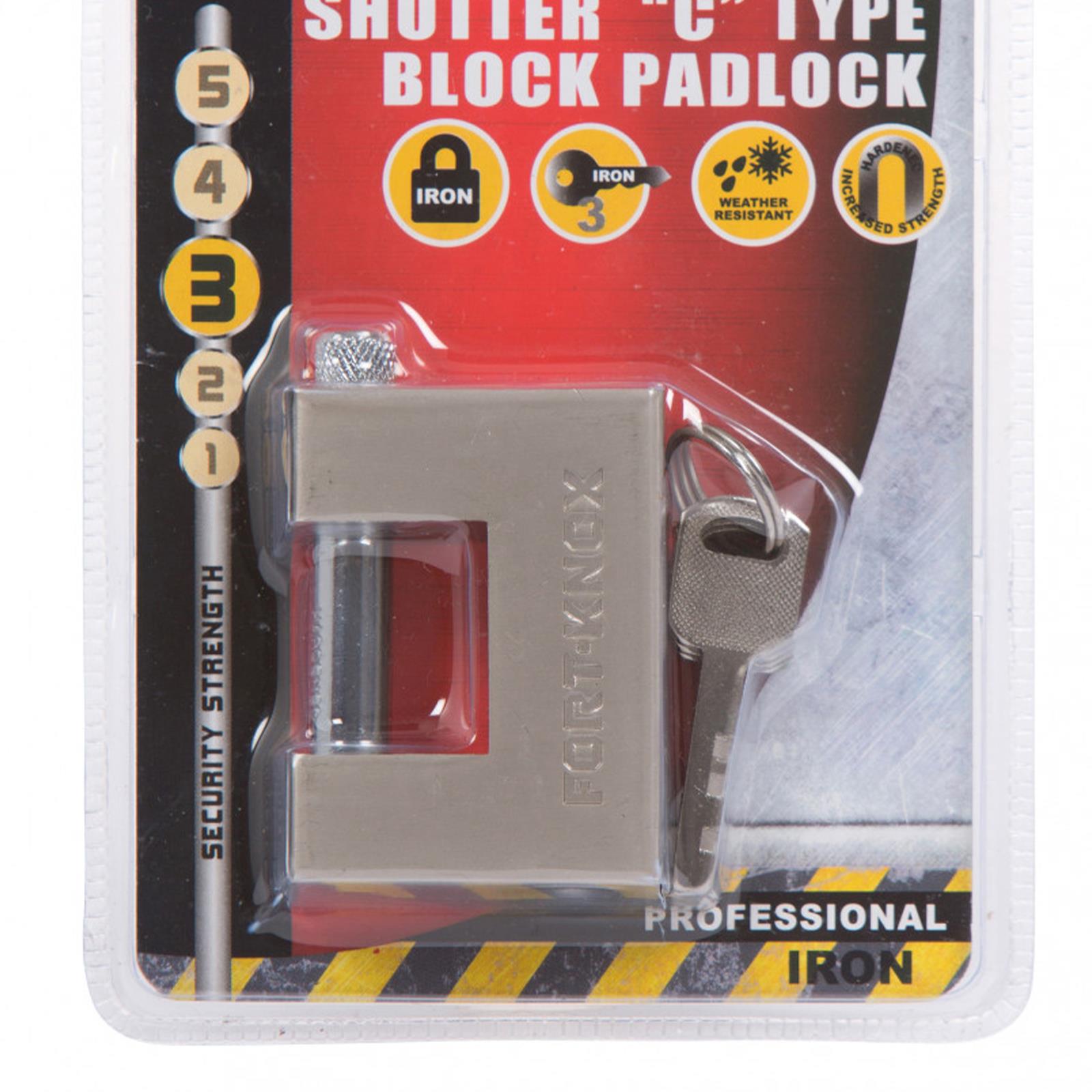 BlueSpot 60mm Padlock High Security Hardened Steel Shackle Lock