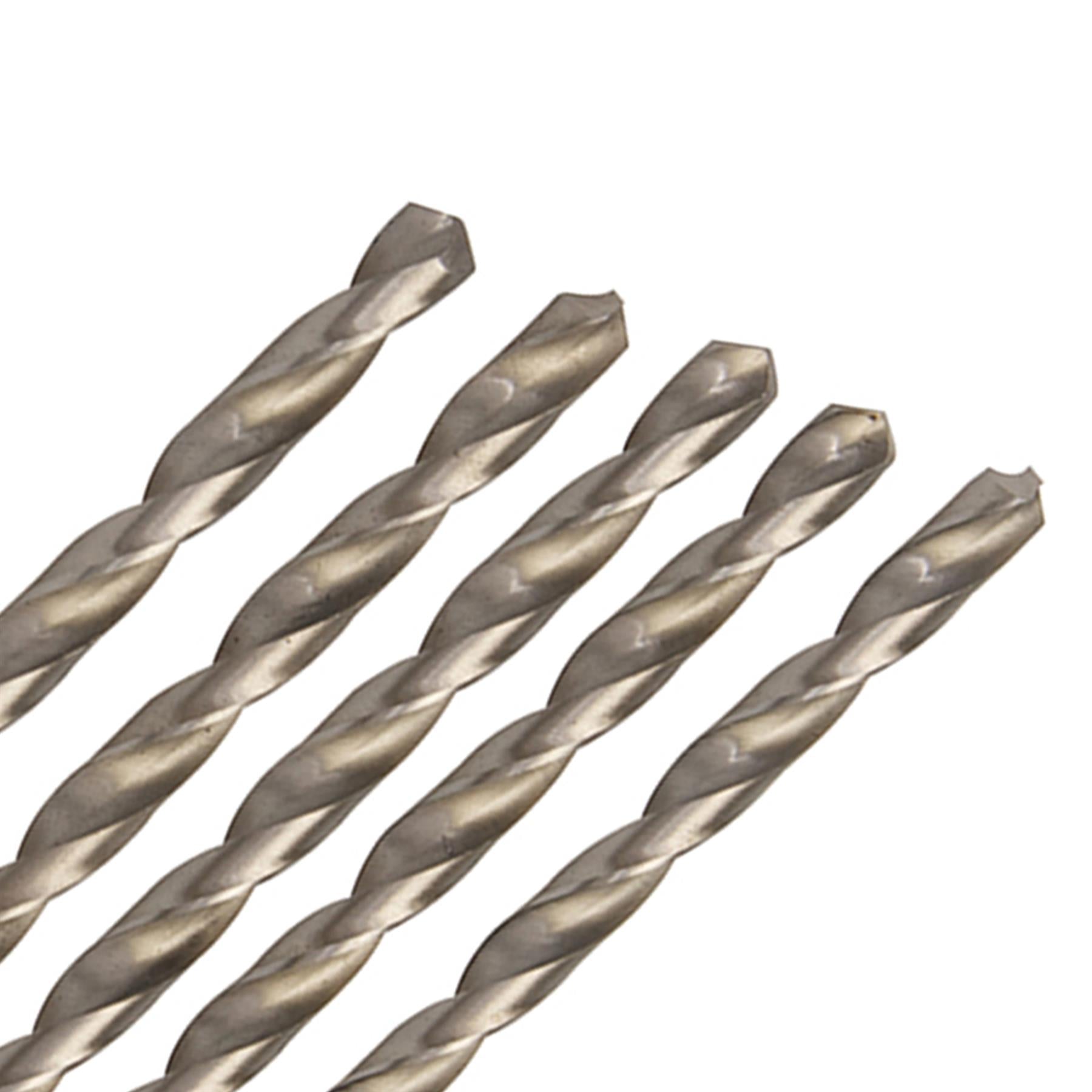 Long HSS Metric Jobber Drill Bits 6.5 x 148mm Metal Steel Wood Plastic 5pk