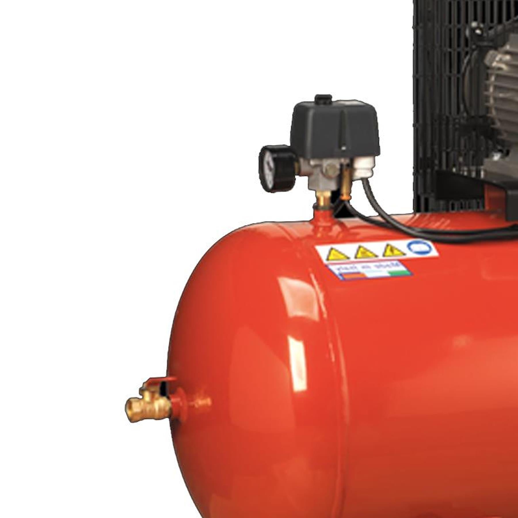 Sealey Compressor 150L Belt Drive 3hp with Cast Cylinders-SAC1153B