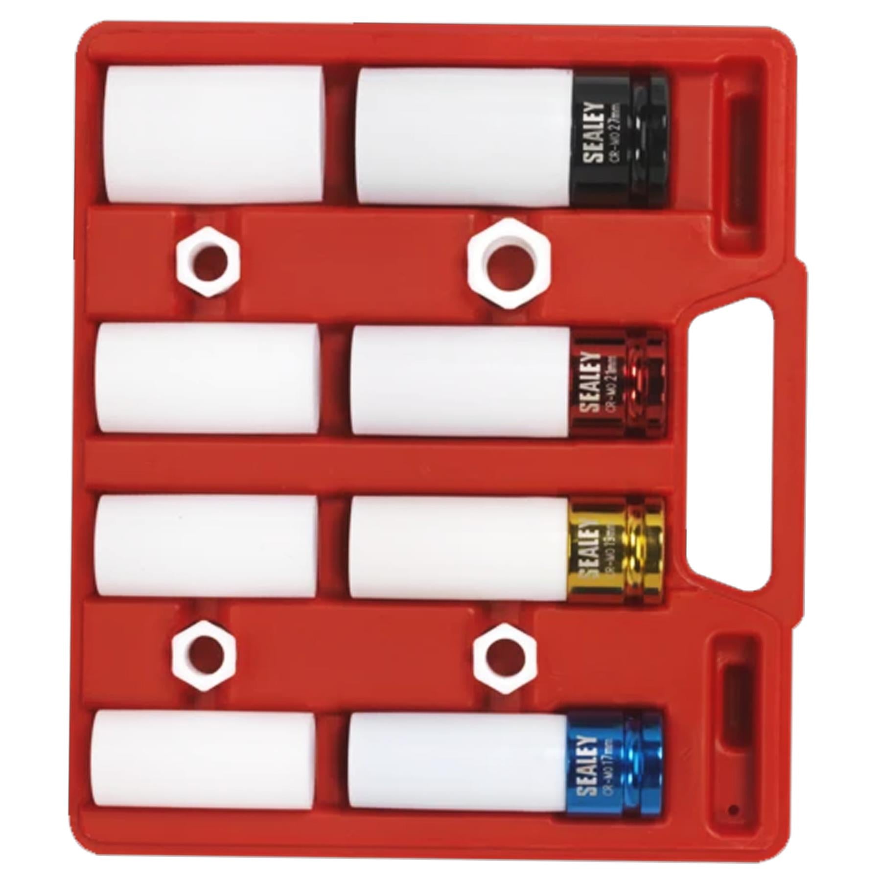 Alloy Wheel Impact Socket Set 4pc 1/2"Sq Drive Sealey