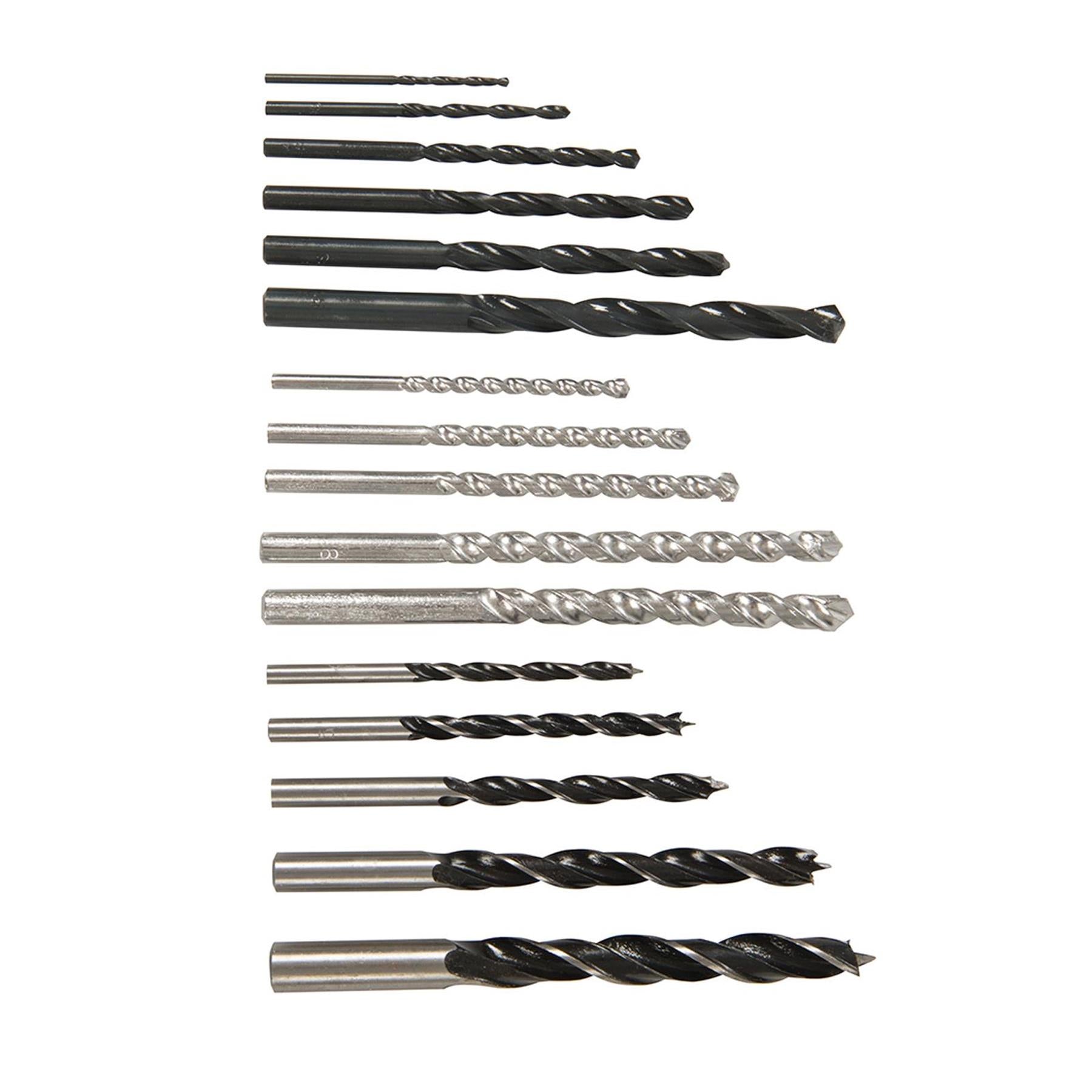 Combi Drill Bit Set 16Pc 2 - 10mm Multi Surface Use On Metal Plastic And Wood
