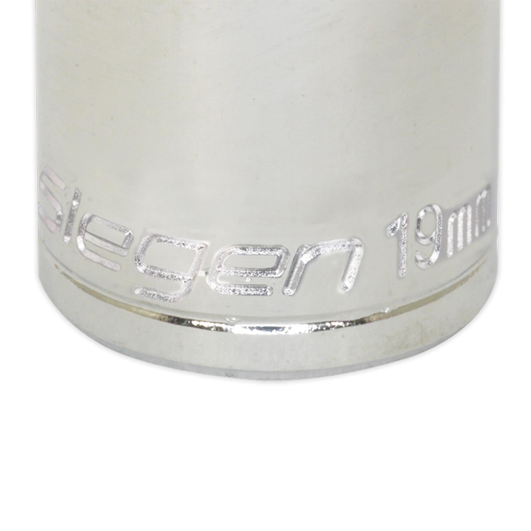 Sealey WallDrive Socket 19mm 3/8"Sq Drive